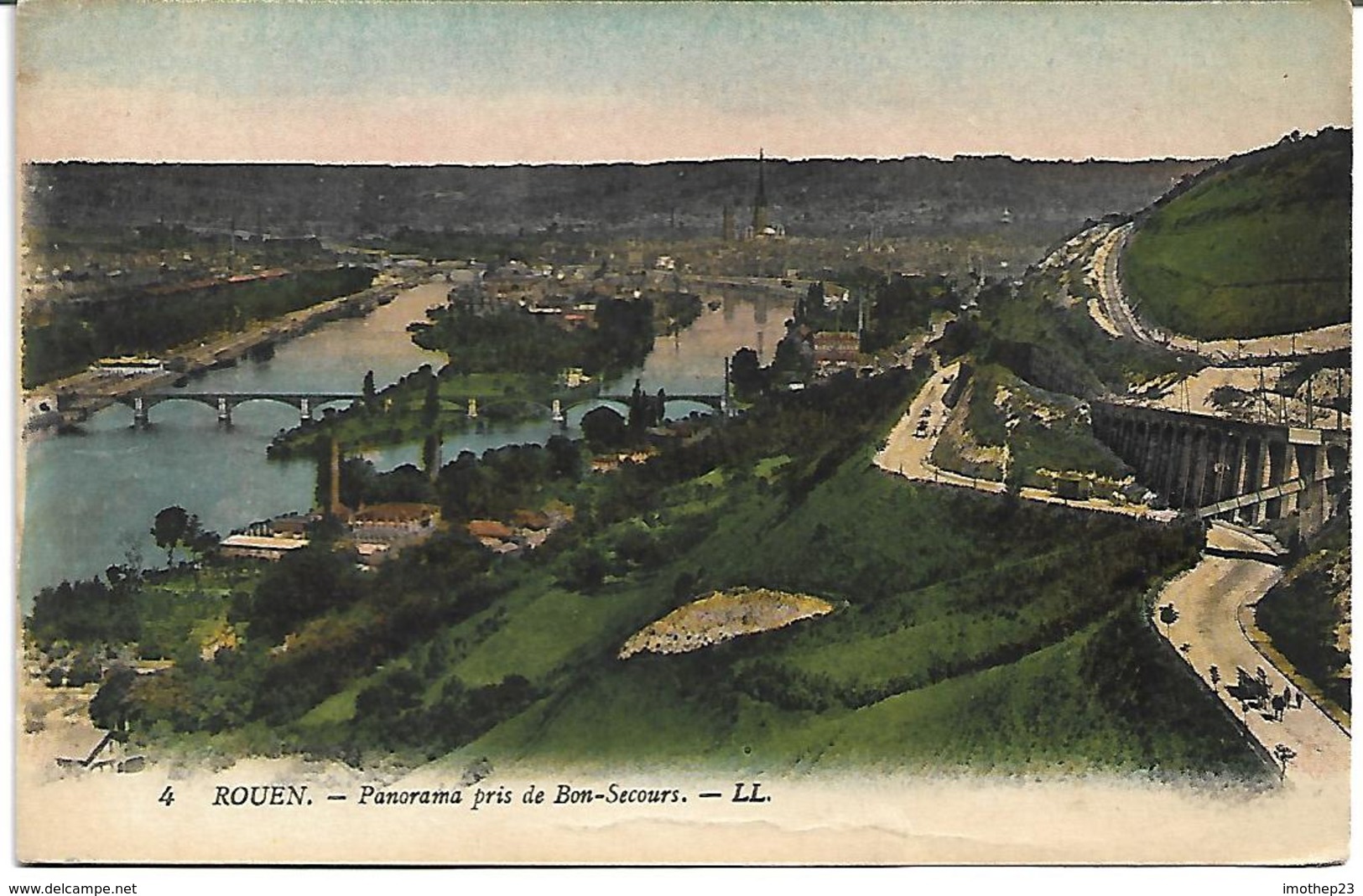 Rouen:Panorama Pris De Bon-Secours - Rouen