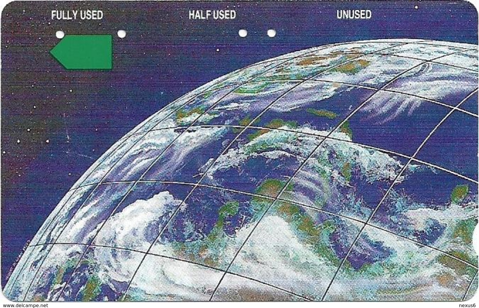 Cambodia - Telstra - Anritsu - The Earth (With Barcode, Small FV), Cn Range 28900001 - 28909999), 1993, 10.000ex, Used - Cambodge