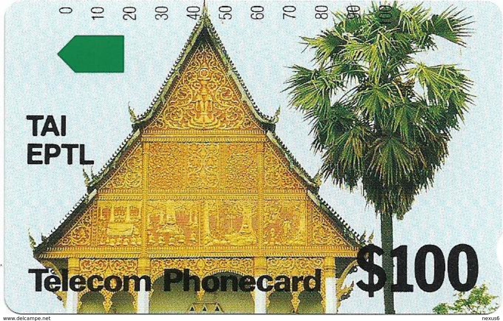 Cambodia - Telstra - Anritsu - Temple - 100$, 1992, 10.000ex, Mint - Cambodja