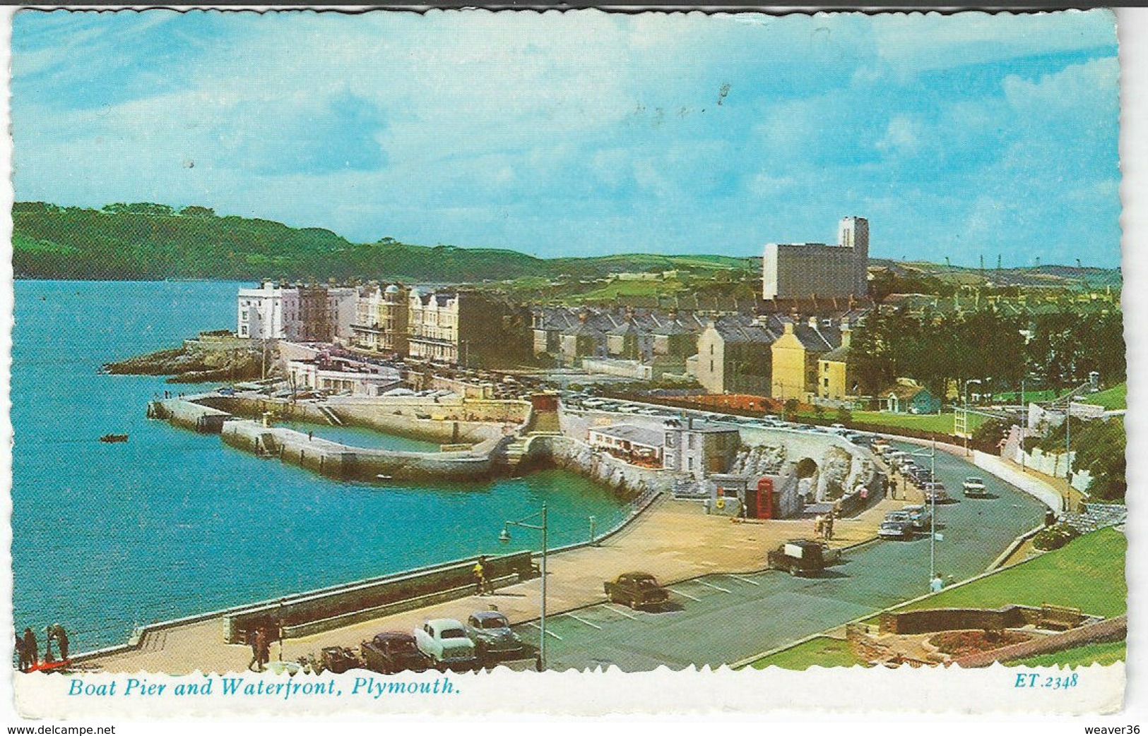 Boat Pier And Waterfront, PLYMOUTH Posted 1965 (Valentine's, ET2348) [P127/1D] - Plymouth