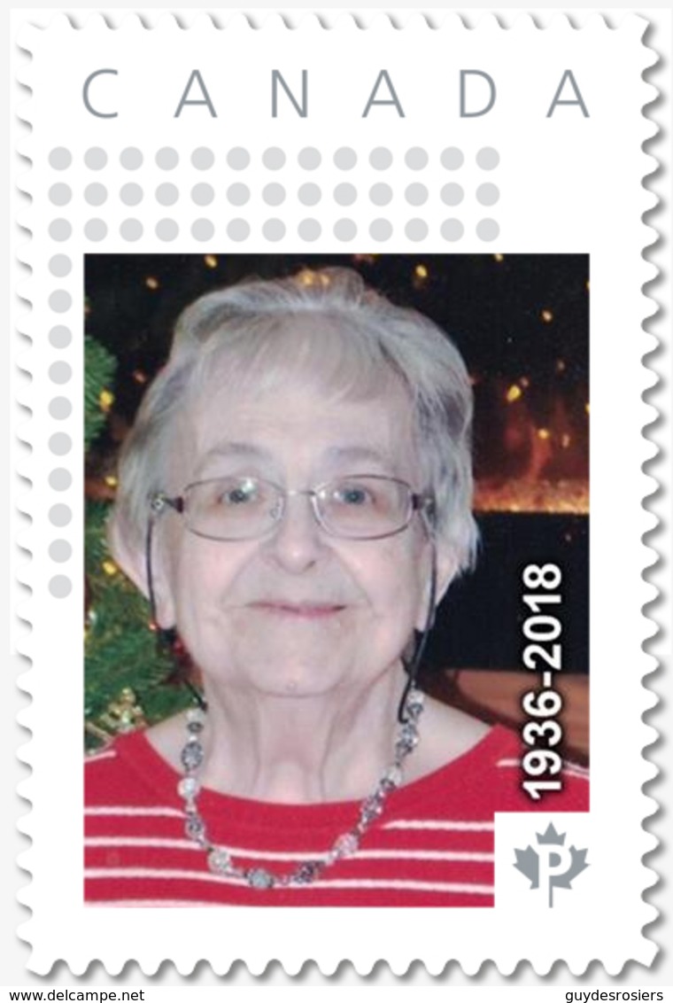 Amie Décédée / Deceased Friend. Timbre-photo Neuf / Mint Picture Stamp - Timbre Personnalisé / Personalized Stamp (5778) - Other & Unclassified