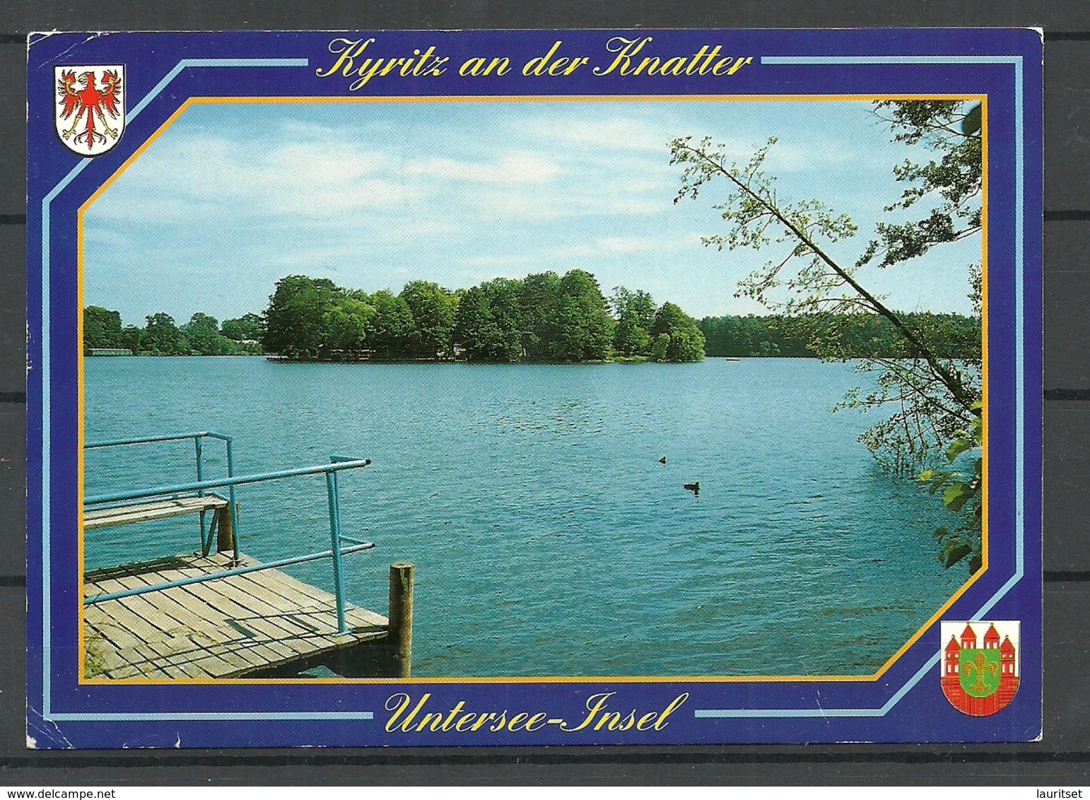 Deutschland KYRITZ Untersee-Insel Sent 1994 With Stamp - Kyritz