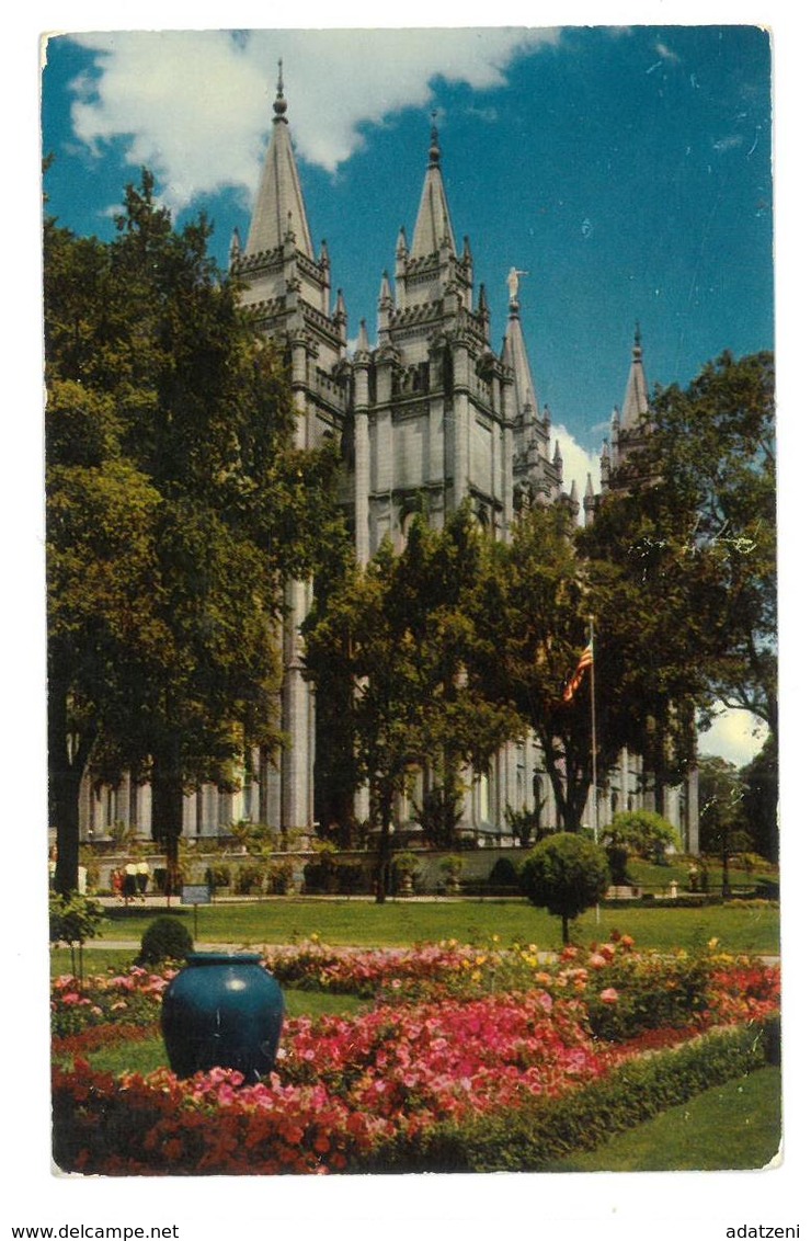 U.S.A. Stati Uniti D’America The Salt Lake Temple Non Viaggiata Condizioni Come Da Scansione - Altri & Non Classificati