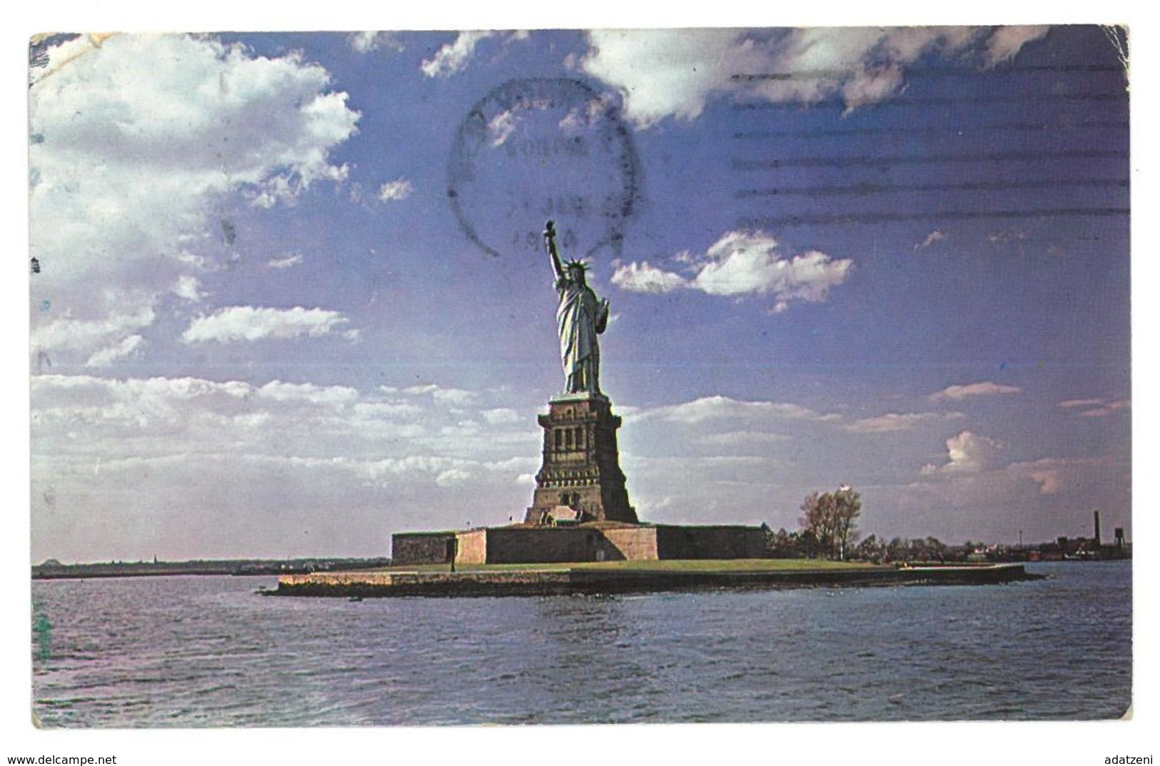 U.S.A. Stati Uniti D’America Statue Of Liberty National Monument  Liberty Island Viaggiata 1964 Condizioni Come Da Scans - Statua Della Libertà