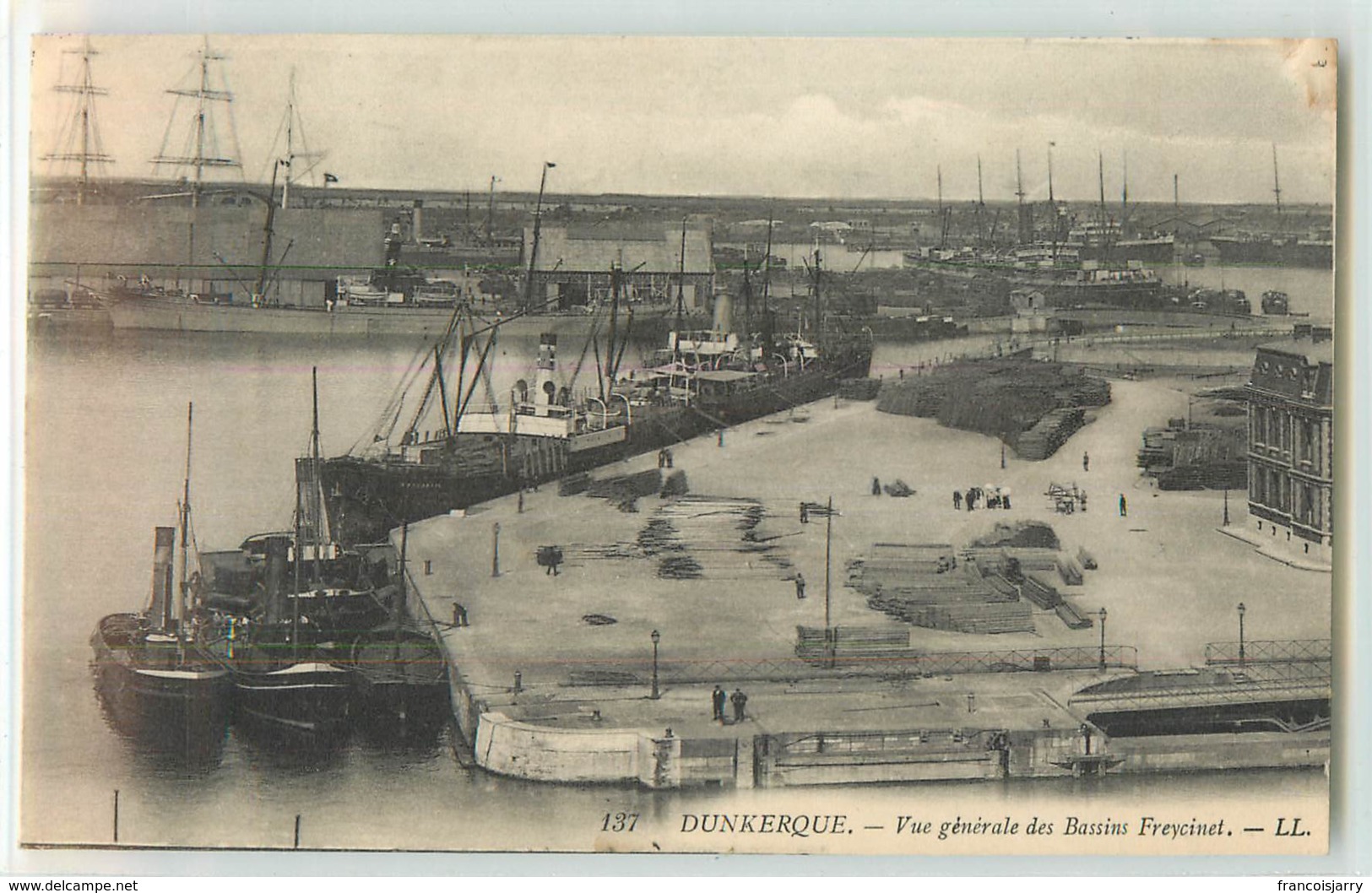 26400 - DUNKERQUE - VUE GENERALE DES BASSINS FREYCINET - Dunkerque