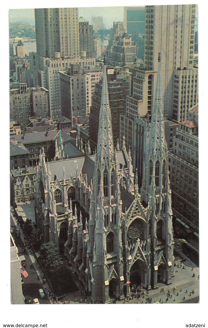 U.S.A. Stati Uniti D’America St. Patrick’s Cathedral New York City Viaggiata 1965 Condizioni Come Da Scansione - Chiese