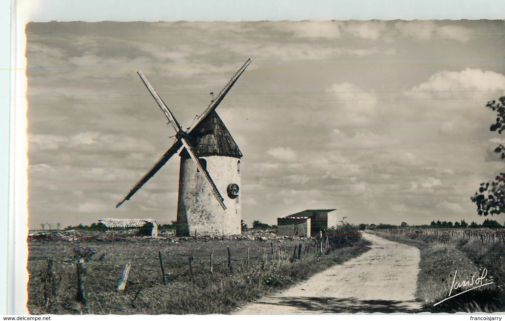 31492 - NOIRMOUTIER - CPSM - MOULIN DANS L ILE - Noirmoutier