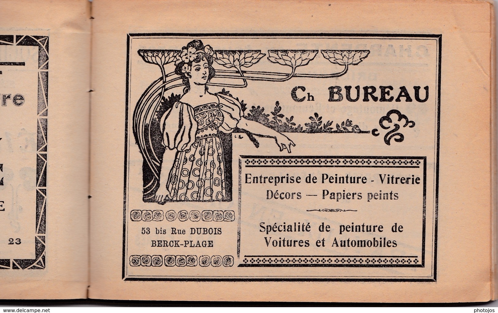 Rarissime Guide De Berck (62) 1922 Par Le Journal De Berck 144 P + Publicités + 6 CPA Rares Intercalées - Picardie - Nord-Pas-de-Calais