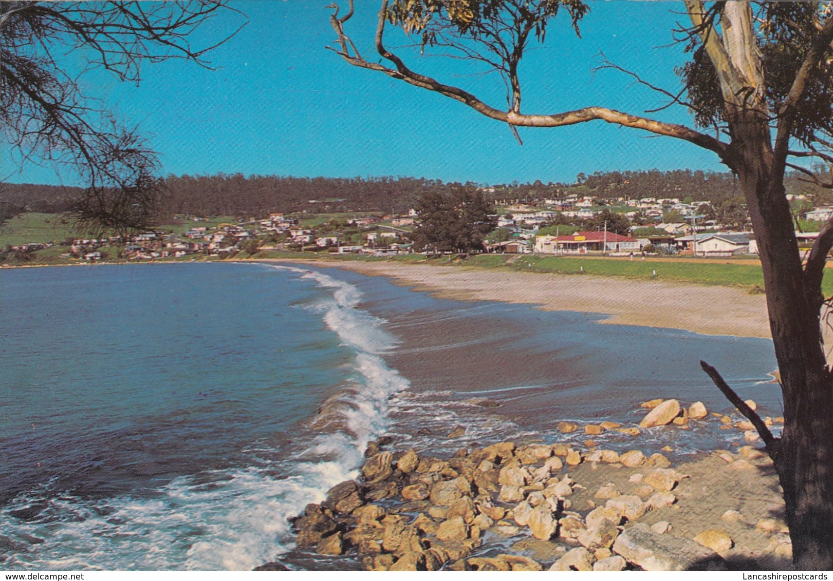 Postcard Blackman's Bay Beach Nr Tasmania PU Kingston 1975 My Ref  B23591 - Other & Unclassified