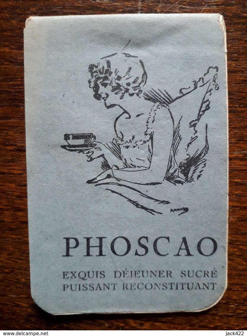 L16/160 Carnet Publicitaire Phoscao - Reclame