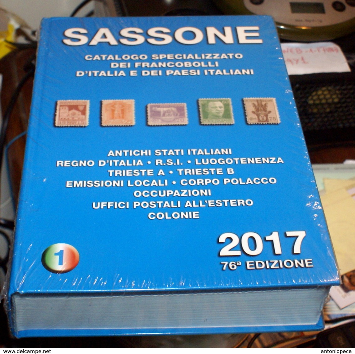 ITALY 2017 CATALOGO SASSONE  1^  PARTE NUOVO - Italia