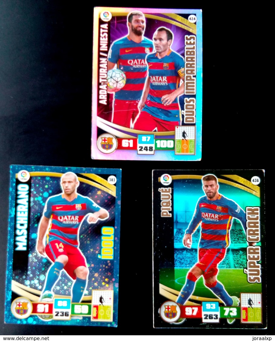 Cromos De Futbol Adrenalin XL 2015 FC Barcelona - Otros & Sin Clasificación