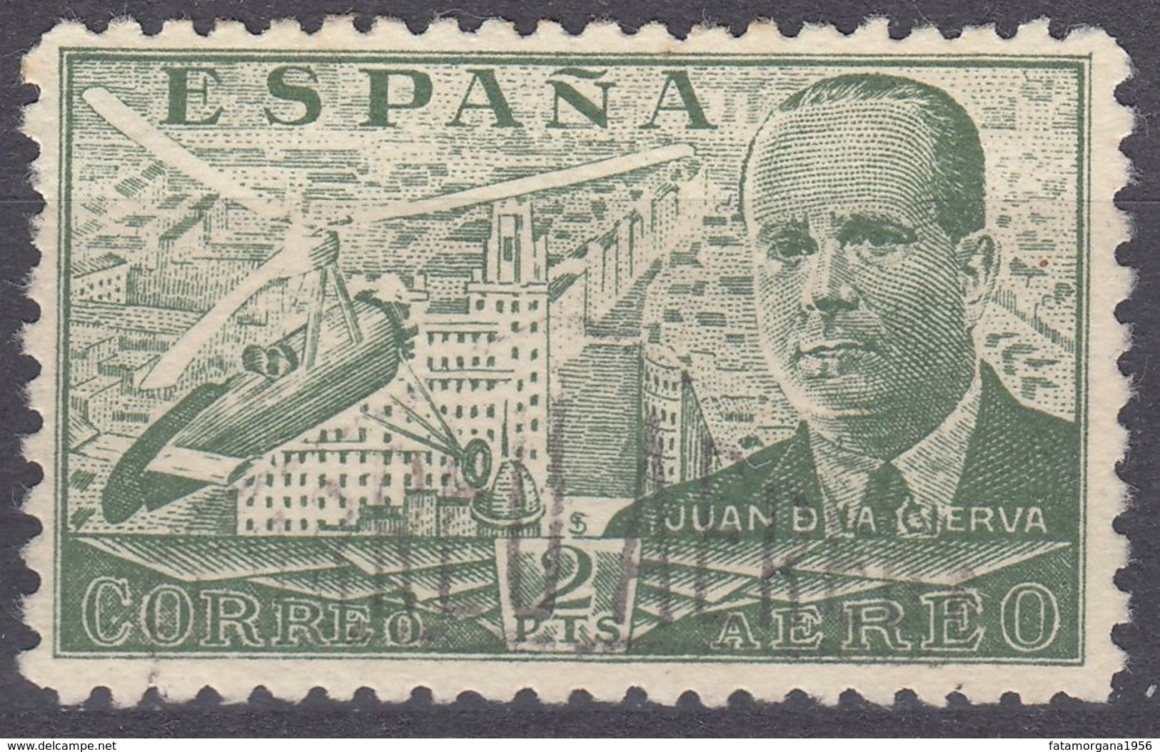 ESPAÑA - SPAGNA - SPAIN - ESPAGNE - 1939 - Yvert Posta Aerea  200 Usato. - Usati
