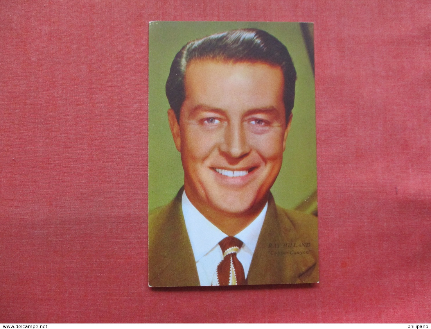 Ray  Milland Actor  Lost Weekend  Ref 3334 - Actors