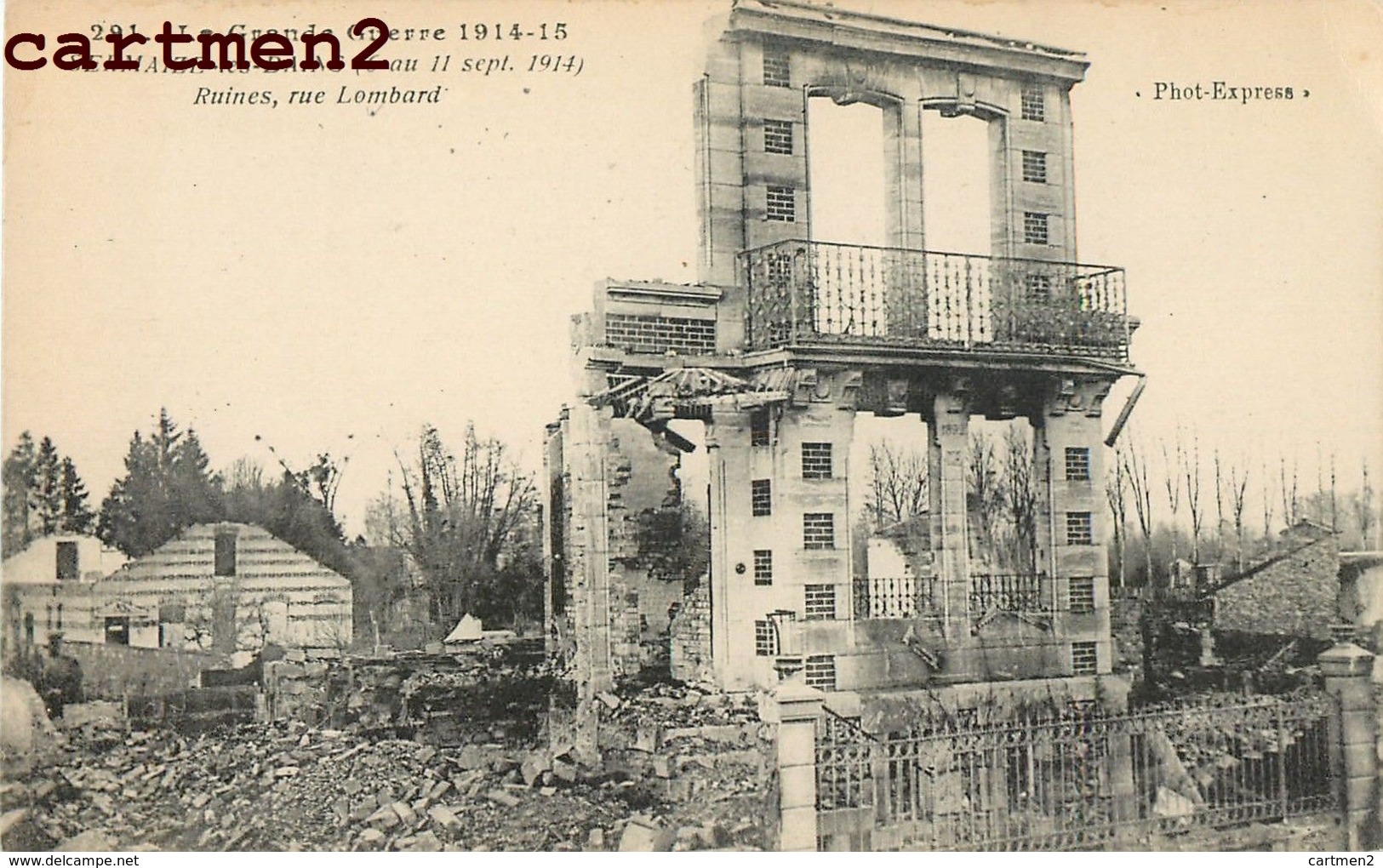 SERMAIZE-LES-BAINS CACHET MILITAIRE 14e BATAILLON 3e COMPAGNIE GUERRE SOLDAT MILITARIA HAUTE-MARNE - Régiments