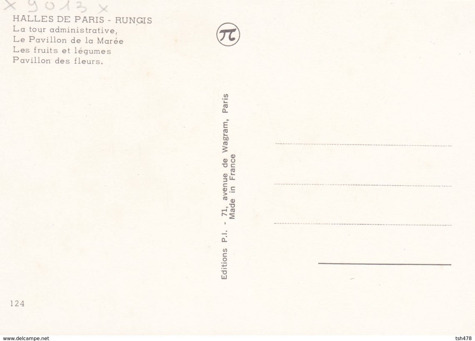 94---HALLES DE PARIS RUNGIS--multi-vues---voir 2 Scans - Rungis