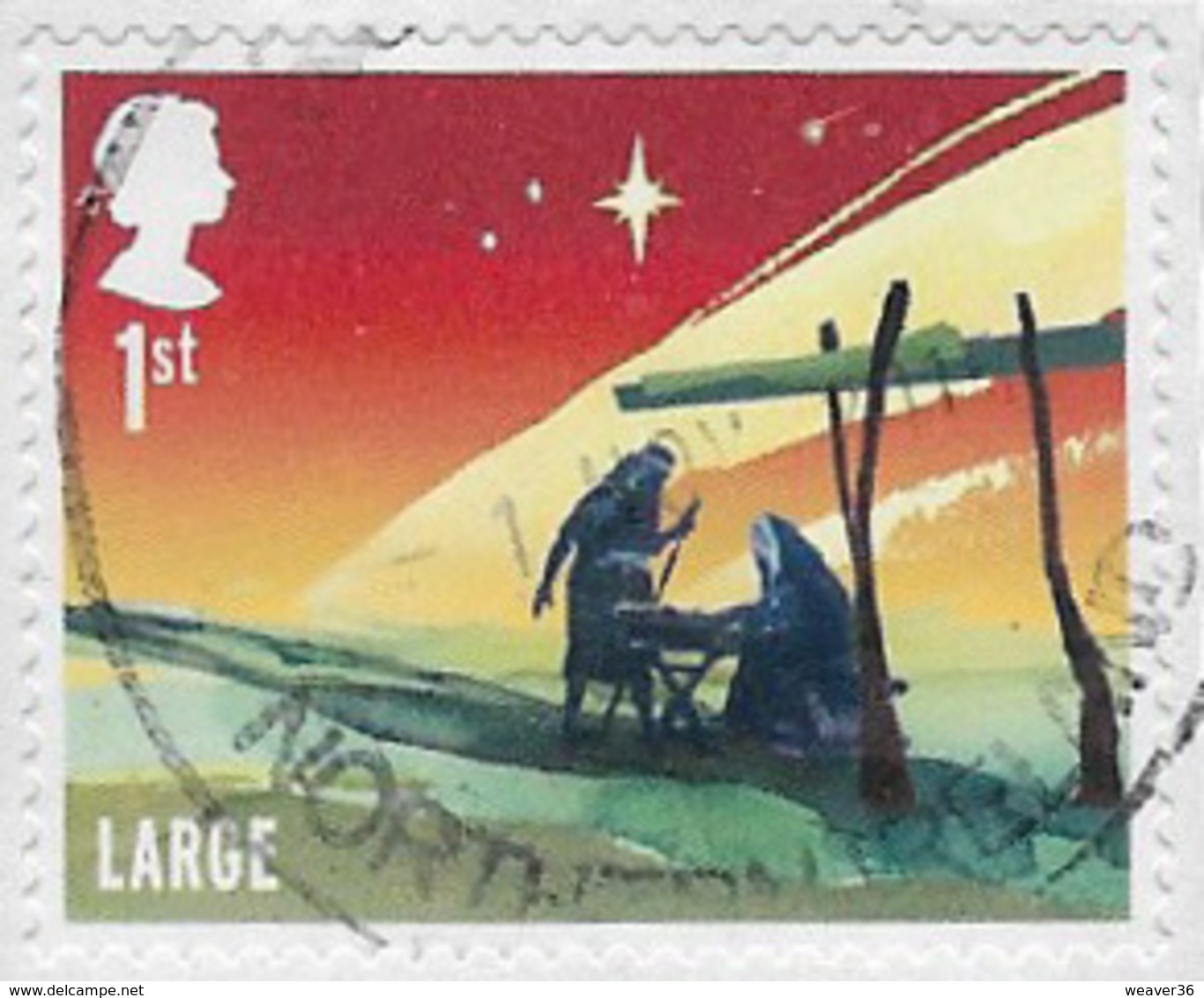 GB 2015 Christmas 1st Large Good/fine Used [31/27847/ND] - Usati