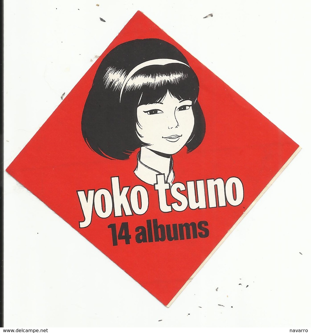 Autocollant - YOKO TSUNO - 14 Albums - Autocollants