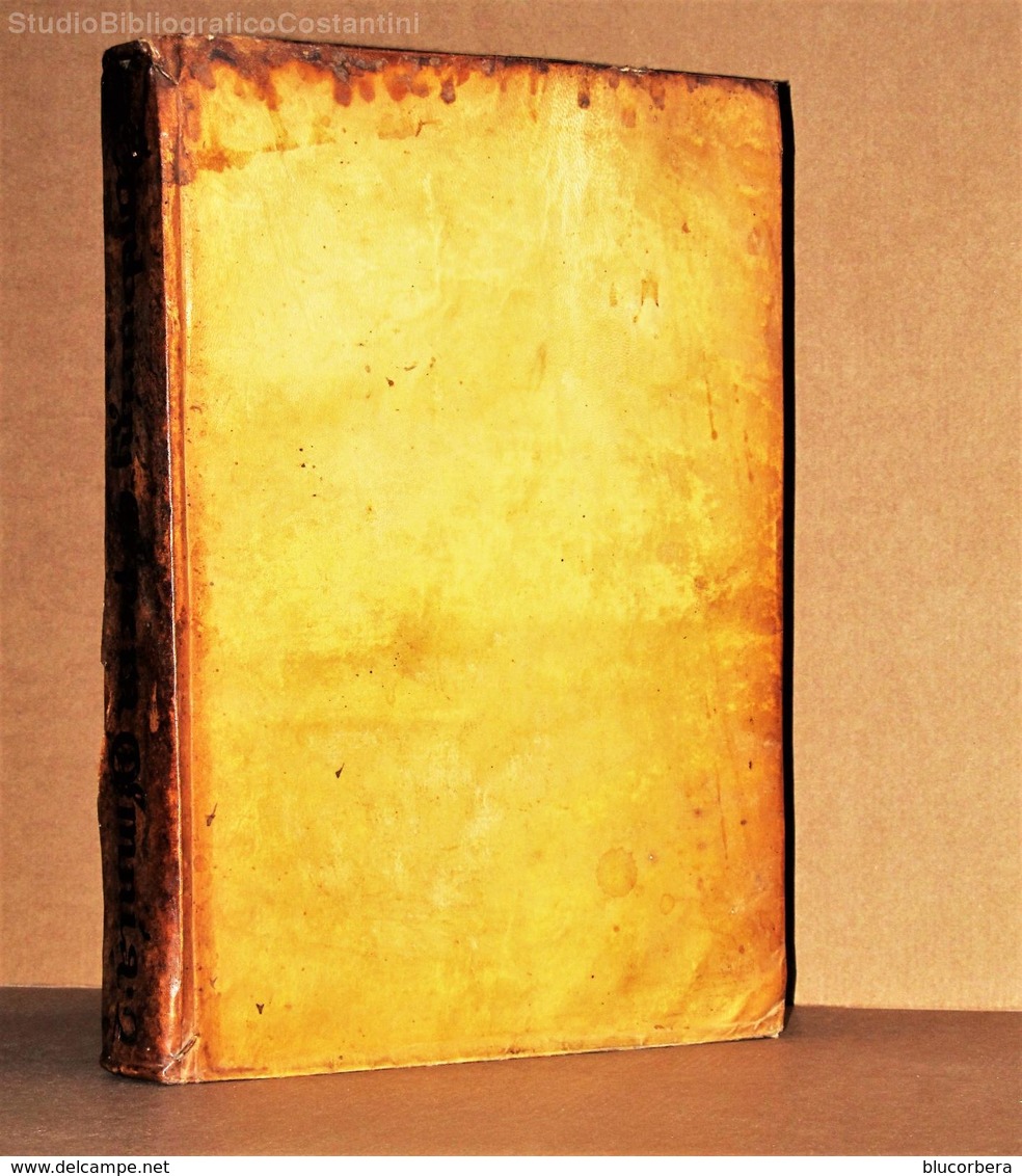 TAMBURINI TOMMASO: MORALIS EXPLICATIO + TRACTATUS BULLA CRUCIATA VENEZIA 1702 SUMPTIBUS SOCIETATIS IN FOGLIO P.PERGAMENA - Old Books