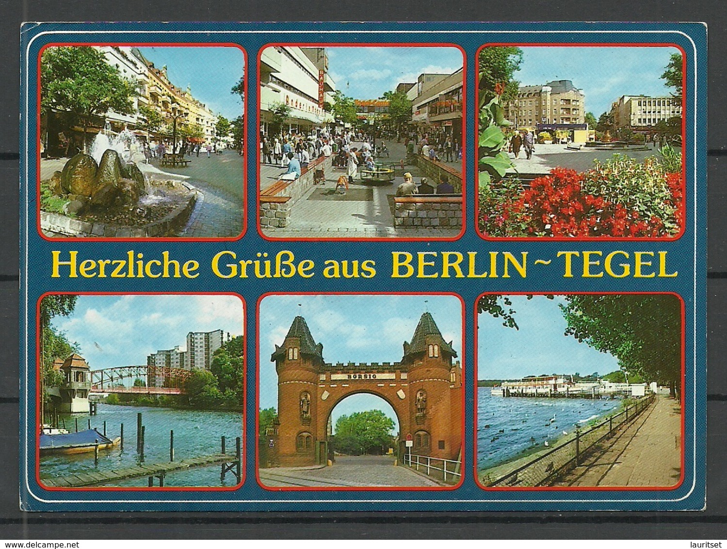 Deutschland 1990 Berlin Tegel , Gesendet, Mit Briefmarke - Tegel