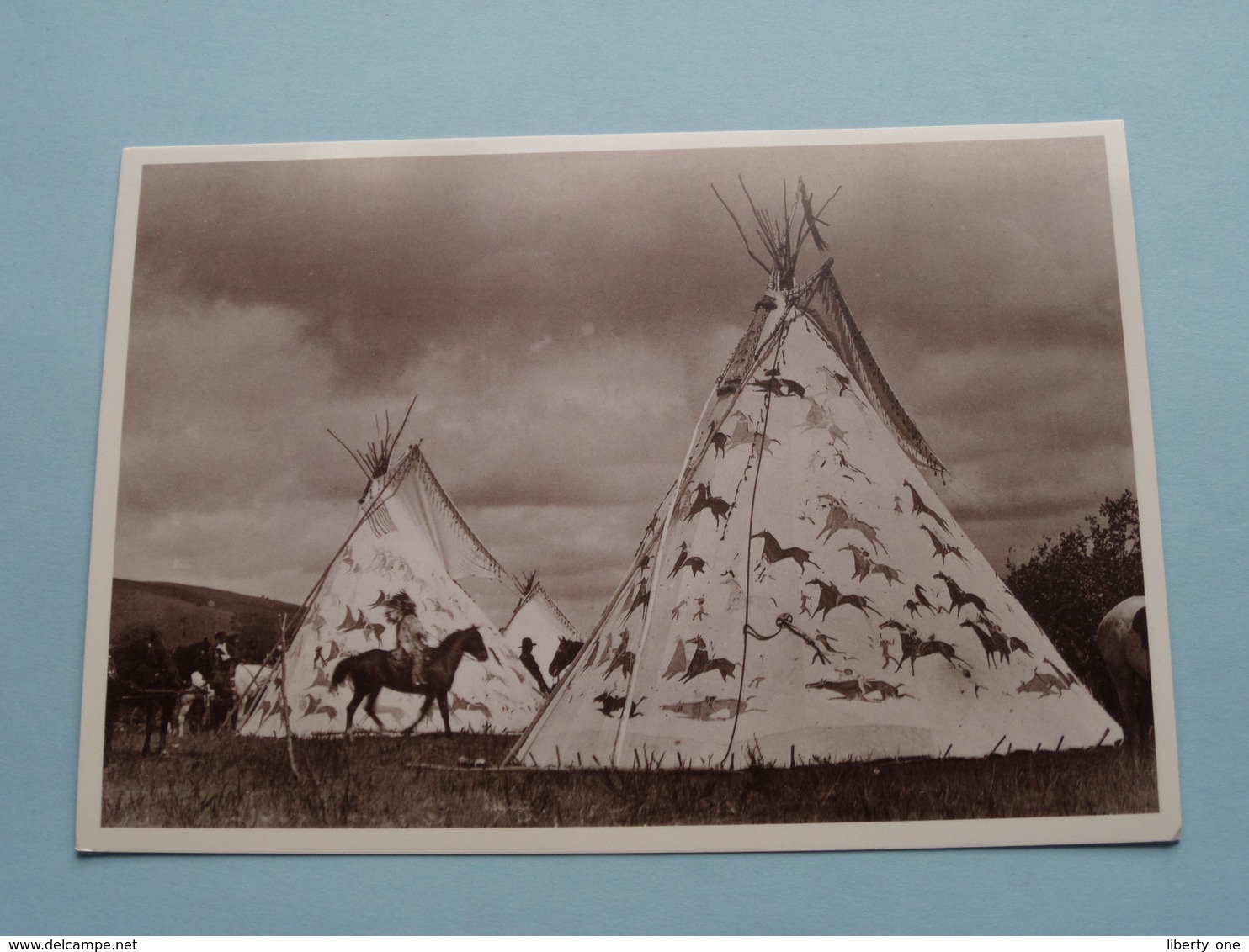 SIOUX TEEPEES, Fort Yates > Photo Frank B. Fiske Ca. 1890 ( AZUSA 1994 / Voir Photo ) ! - Indiens D'Amérique Du Nord