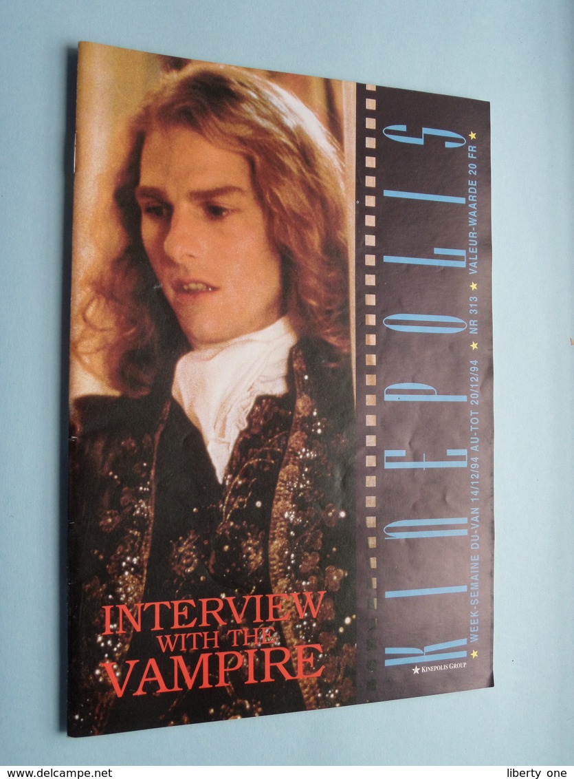KINEPOLIS Nr. 313 * 14/12 > 20/12 INTERVIEW With The VAMPIRE ( Zie - Voir Photo ) Anno 1994 ! - Magazines