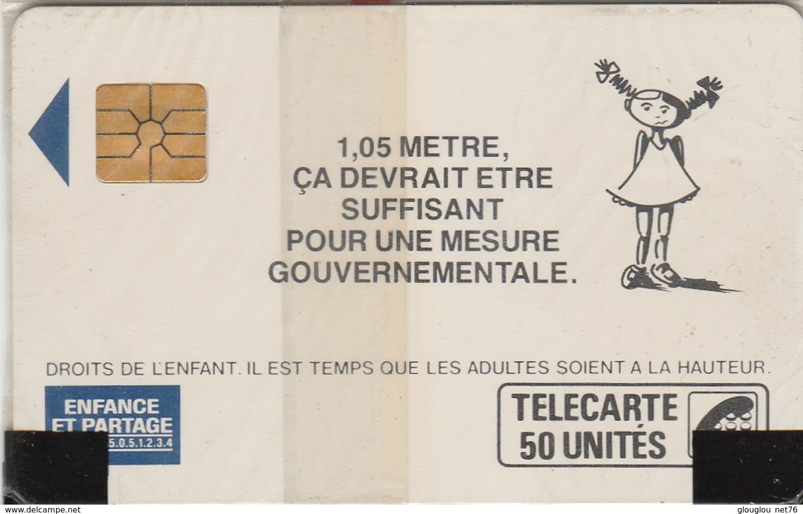 TELECARTE 50...ENFANCE ET PARTAGE...NEUVE SOUS BLISTER - 50 Unités   