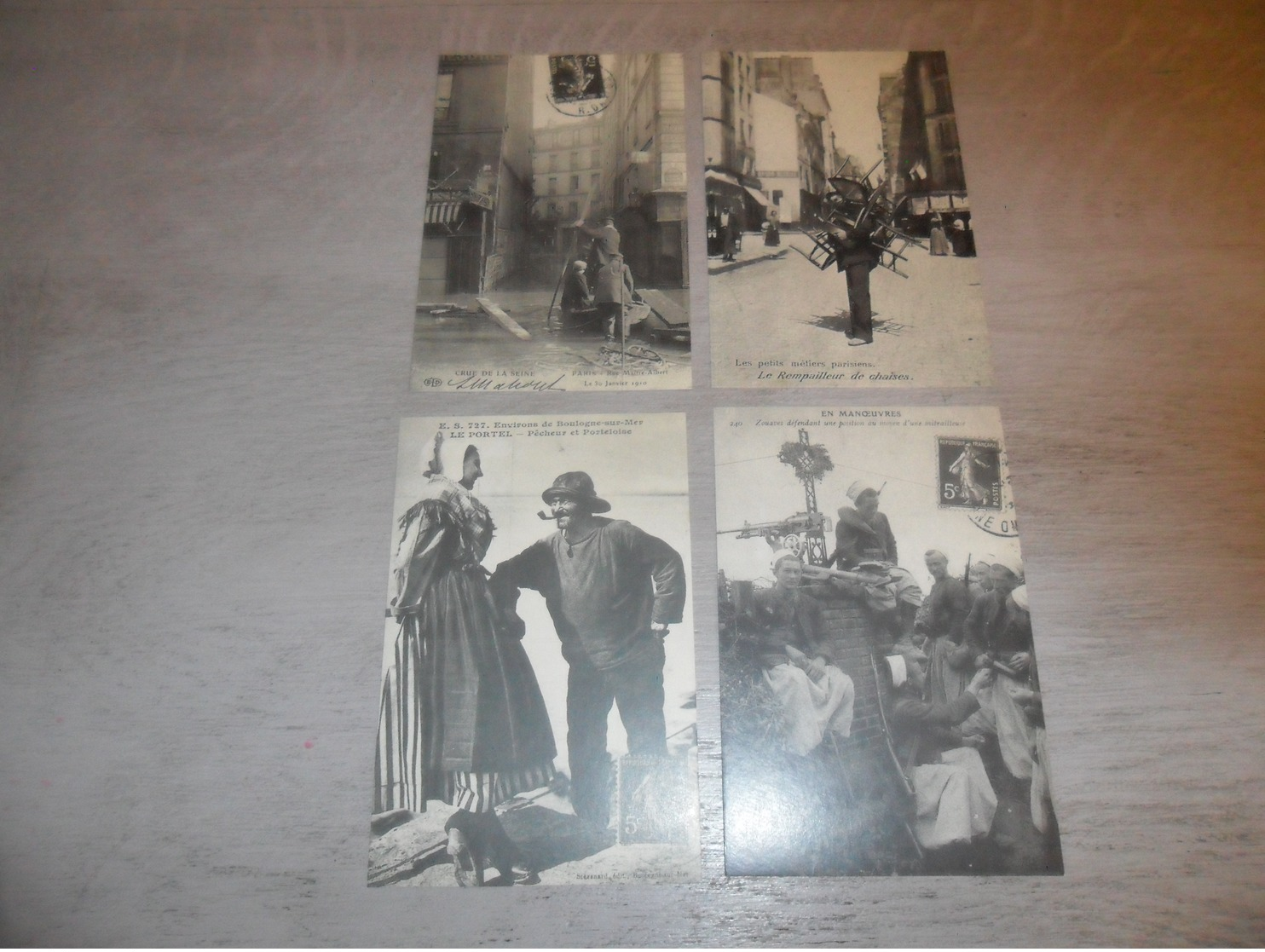 Lot de 60 cartes postales d' Autrefois  reproductions  France  Lot van 60 postkaarten  reproducties copie Frankrijk