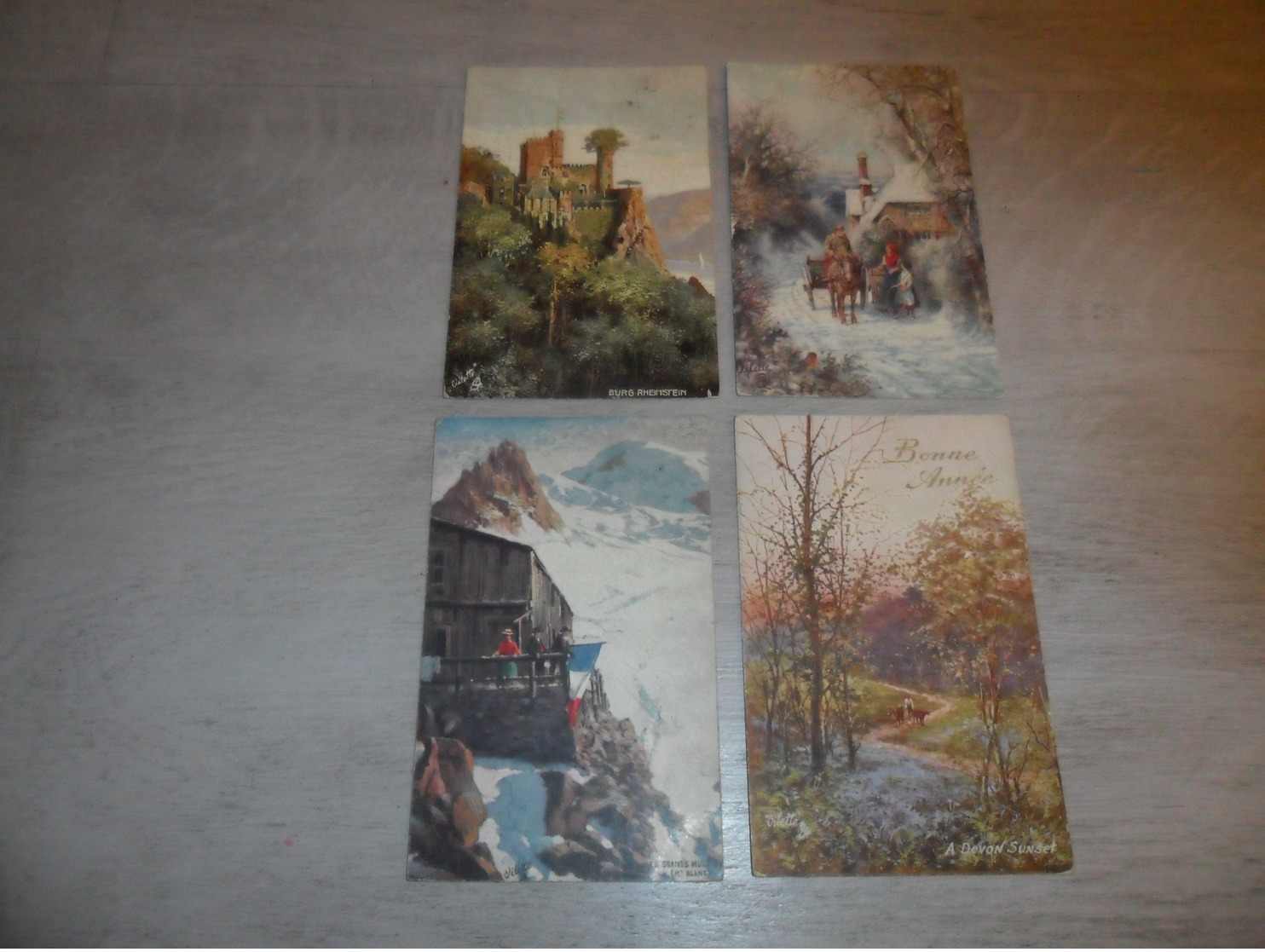 Beau lot de 60 cartes postales de fantaisie " OILETTE "  Raphael Tuck & Sons     Mooi lot van 60 postkaarten fantasie