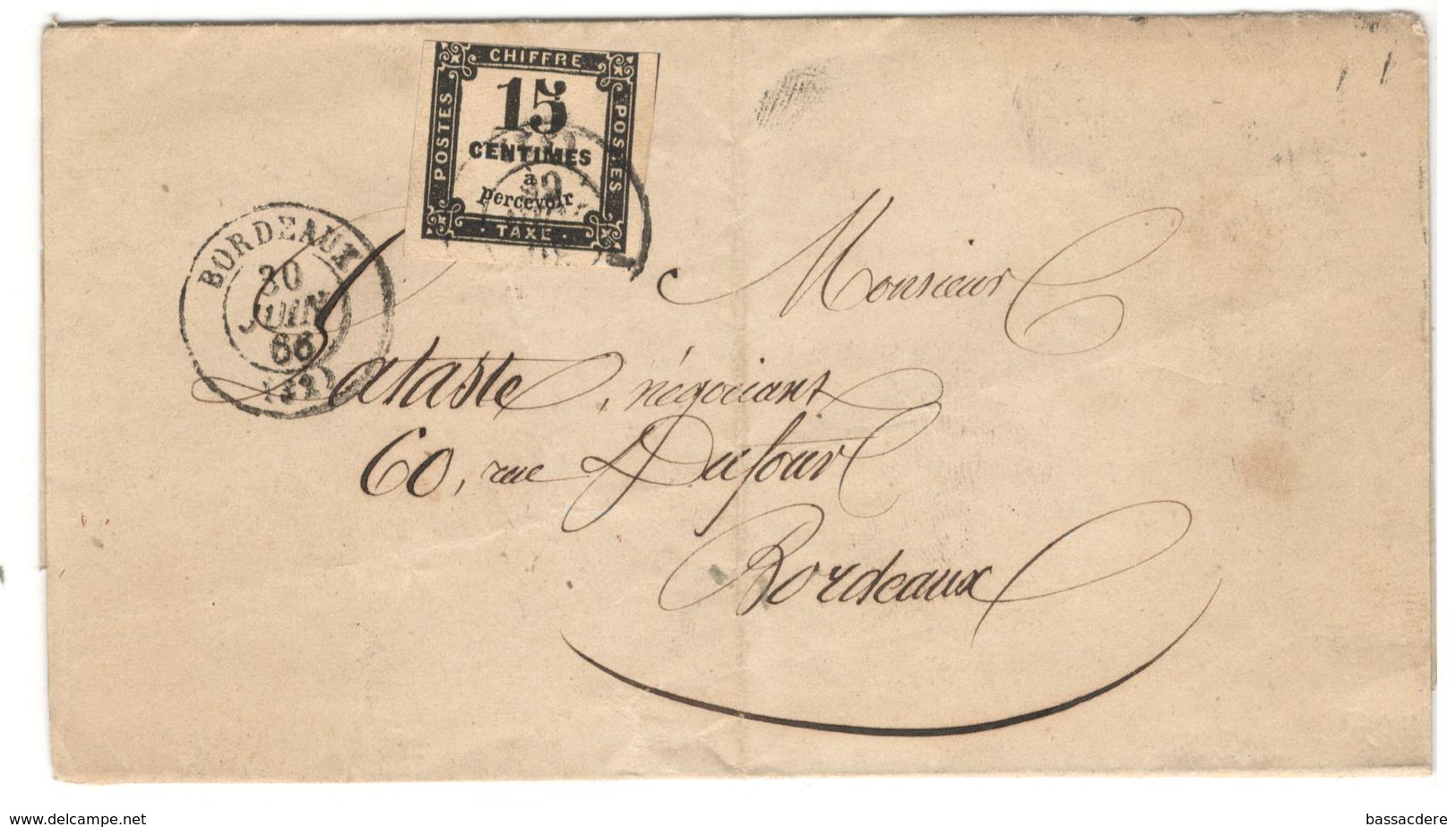 17036 - Courrier Taxé - 1849-1876: Période Classique