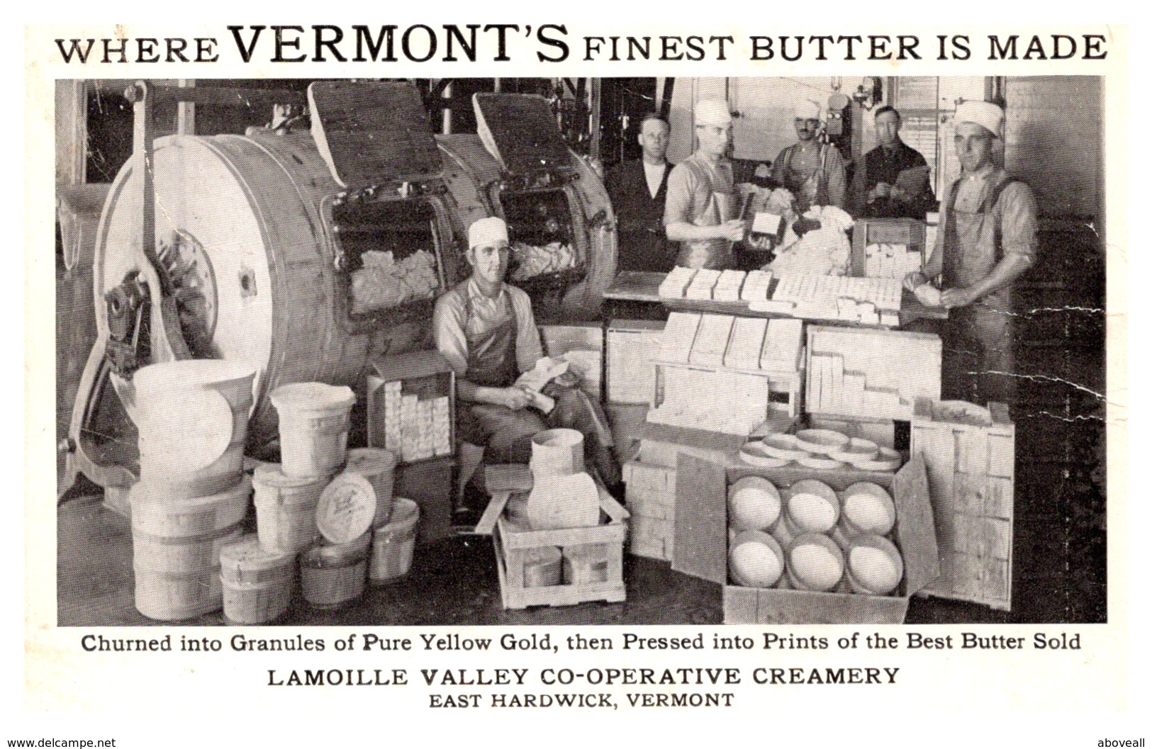 Vermont  East Hardwick , Lamoille Valley Co-Operative Creamery - Other & Unclassified