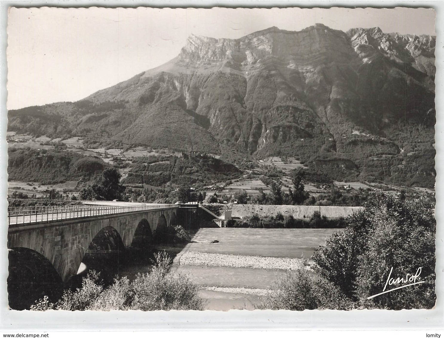 73 Environs De Chamoux Pont Royal Et Chaine De L' Arclusaz Cachet Chamoux Sur Gelon 1964  CPSM GF - Chamoux Sur Gelon