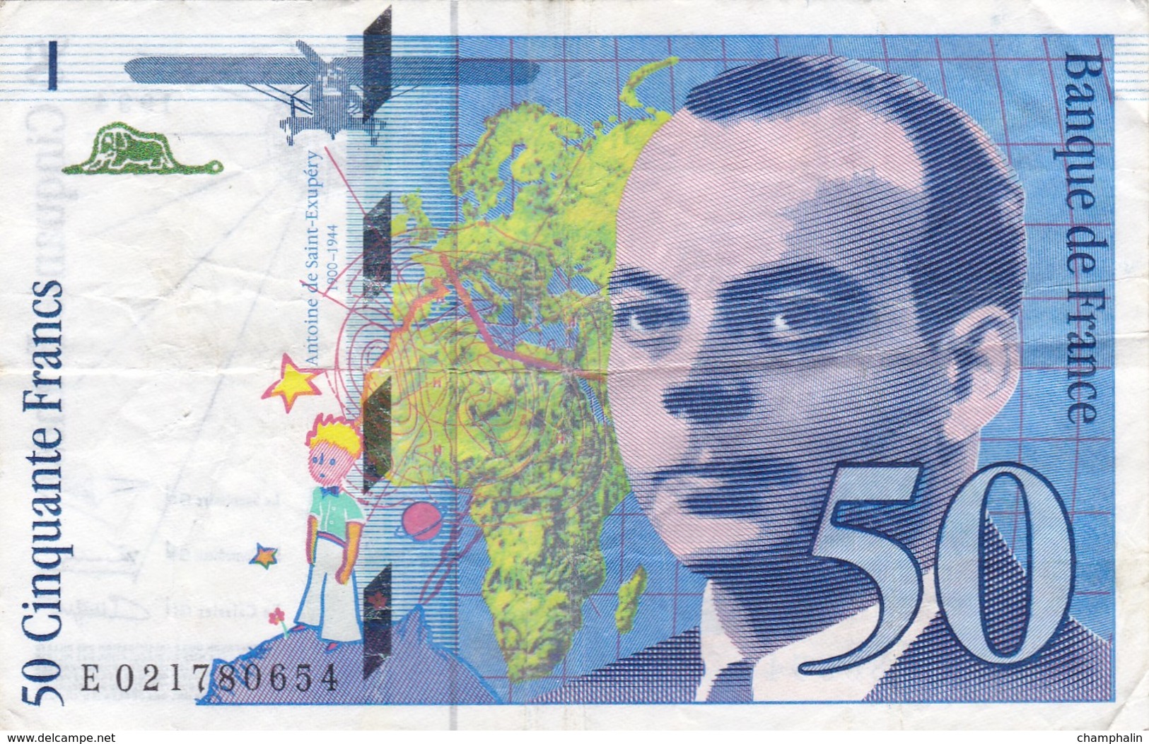 France - Billet De 50 Francs Type Antoine De Saint-Exupéry - 1994 - 50 F 1992-1999 ''St Exupéry''