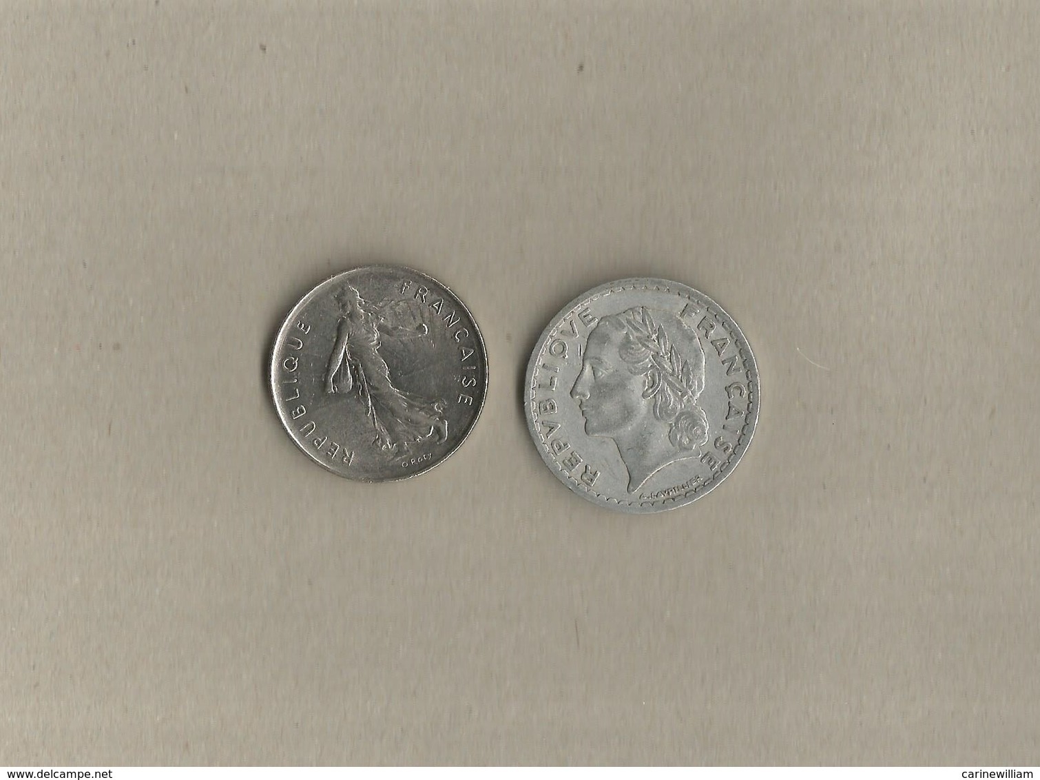 2 Verschillende Munten Van 5 Francs - Frankrijk / France - Autres & Non Classés