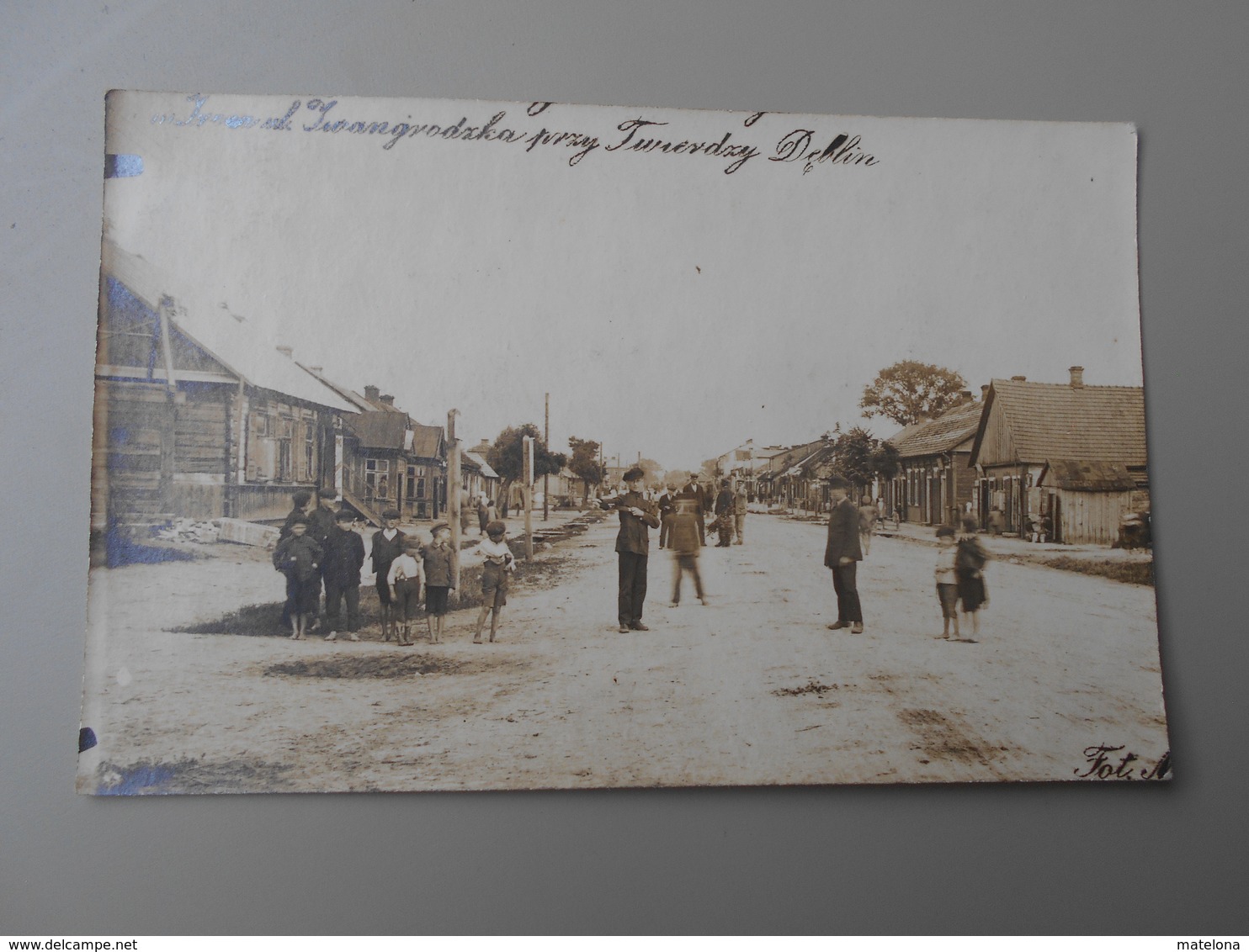 POLOGNE ..........PRZY..............DEBLIN  CARTE PHOTO IRENA LE 31/07/1920 - Poland