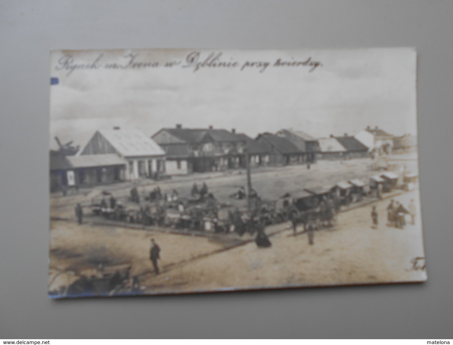 POLOGNE RYNEK M. IRENA DEBLINIE PRZY TWIERDZY CARTE PHOTO - Polen