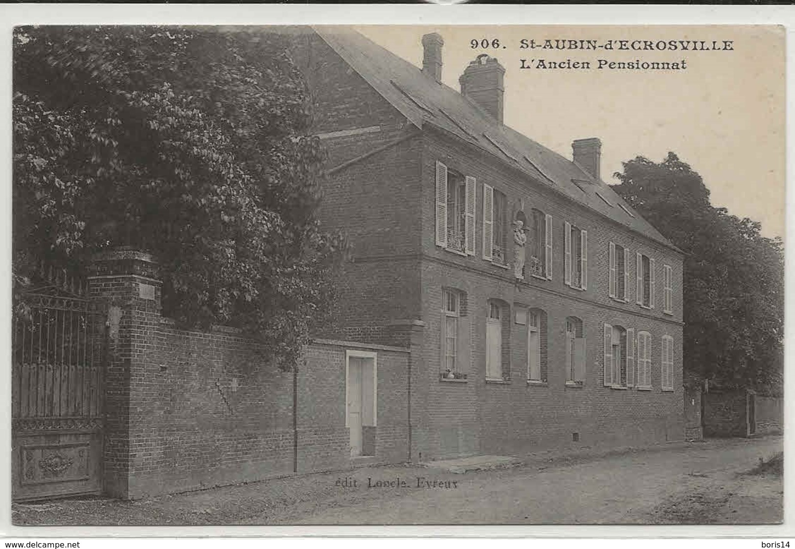 27- 2027  -  SAINT AUBIN  D'ECROSVILLE   - L'ANCIEN  PENSIONNAT - Saint-Aubin-d'Ecrosville