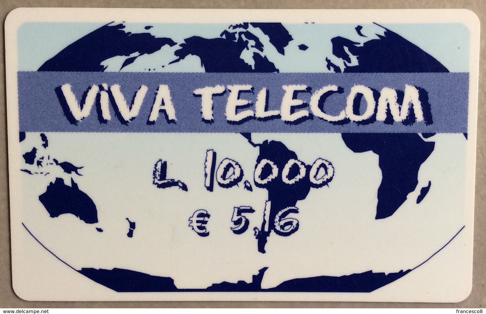 VIVA TELECOM L. 10.000 - Opérateurs Télécom