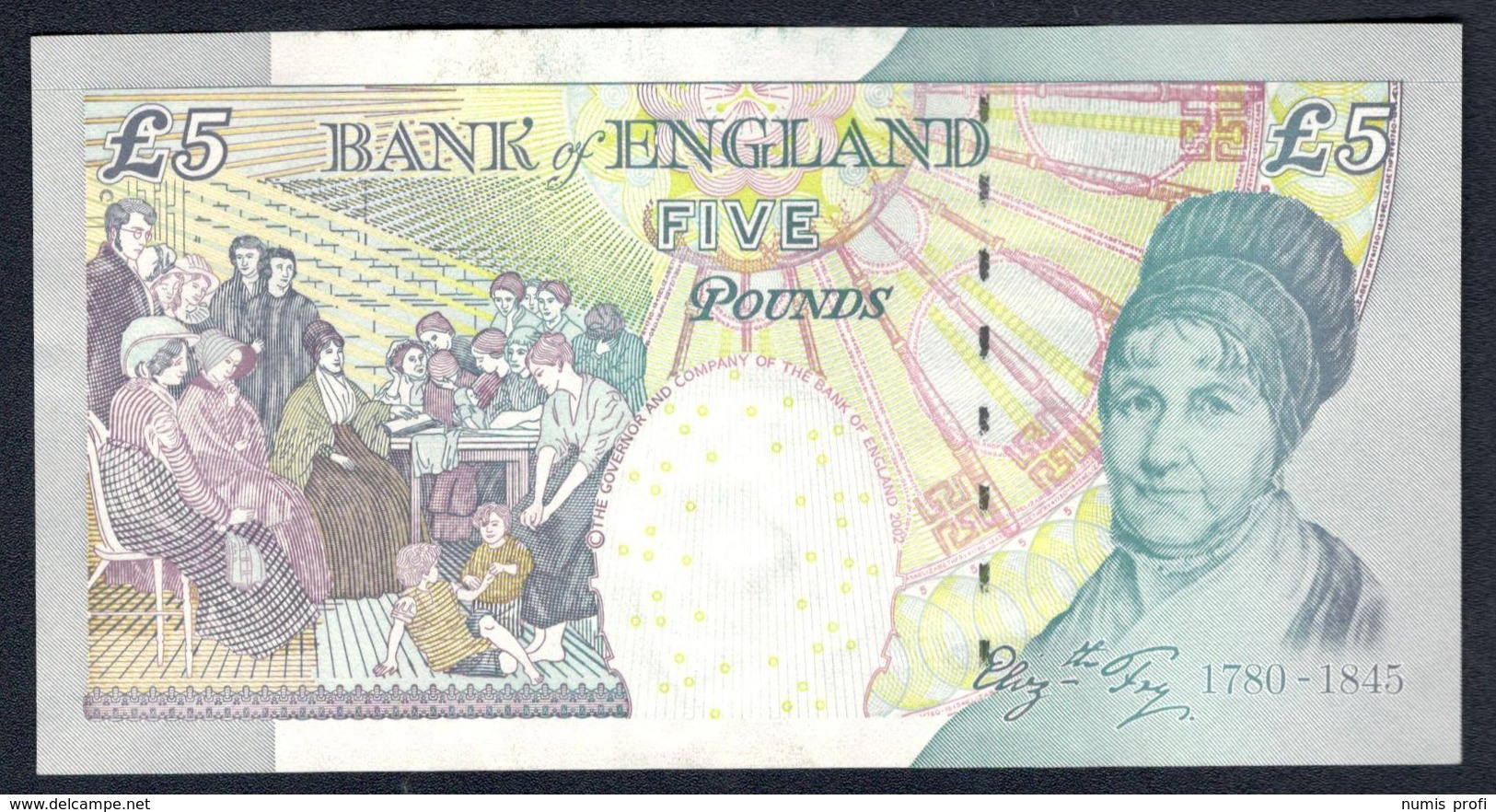 England - 5 Pounds 2002 - P391d - 5 Pounds