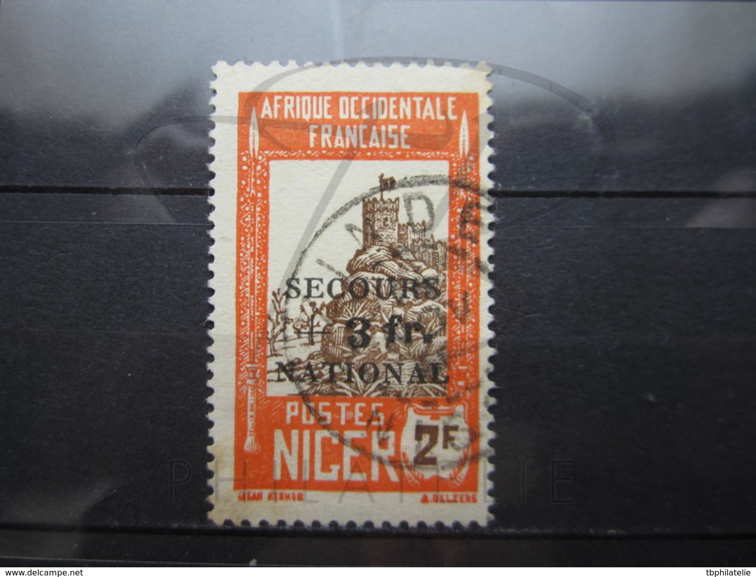 VEND TIMBRE DU NIGER N° 92 , OBLITERATION " ZINDER " !!! - Used Stamps