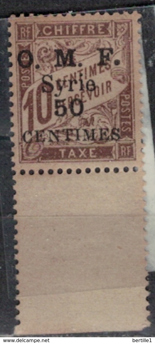 SYRIE         N°  YVERT     TAXE   9b    NEUF AVEC CHARNIERE       ( Ch 2/17 ) - Postage Due