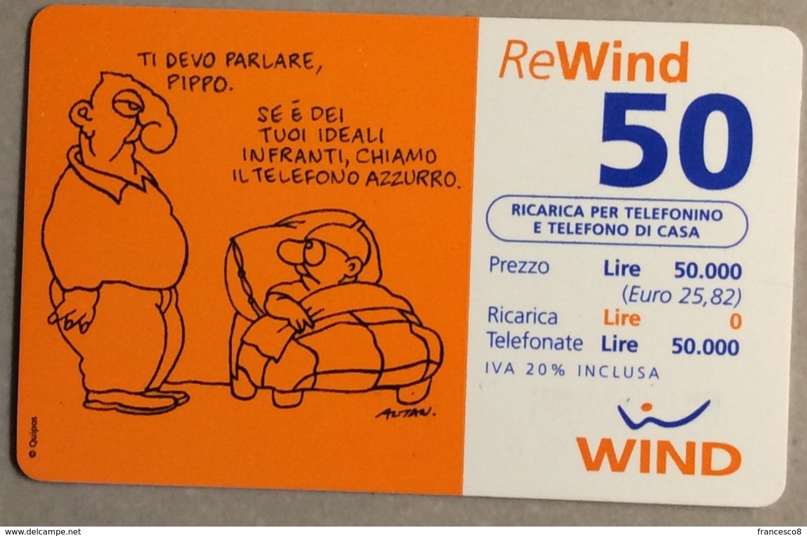 50 WIND REWIND ALTAN... Ti Devo Parlare, Pippo... - Fumetti