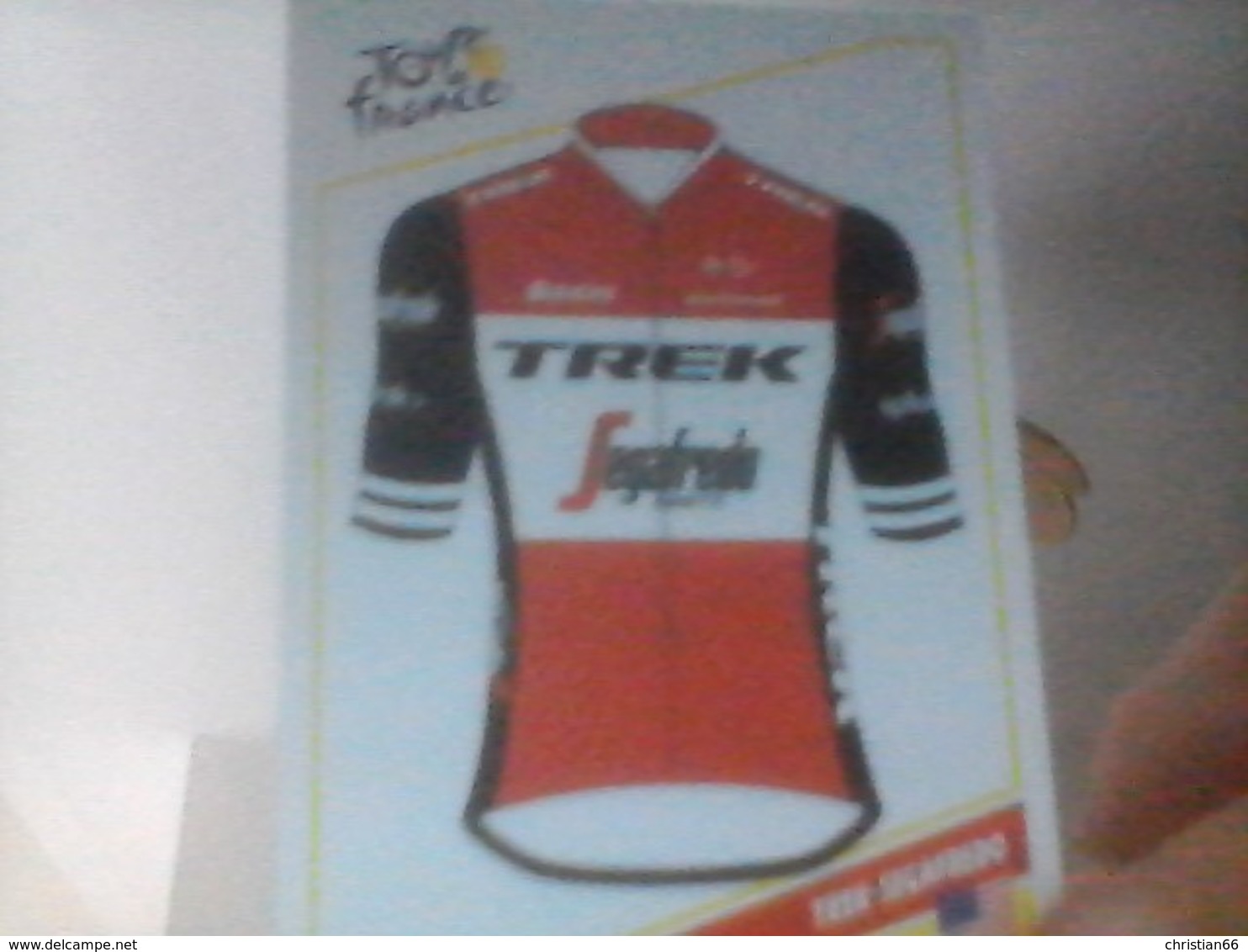 CYCLISME 2019 - PANINI TOUR DE FRANCE : CARTE DURE  MAILLOT TREK SEGAFREDO   (numéro C18) - Cyclisme