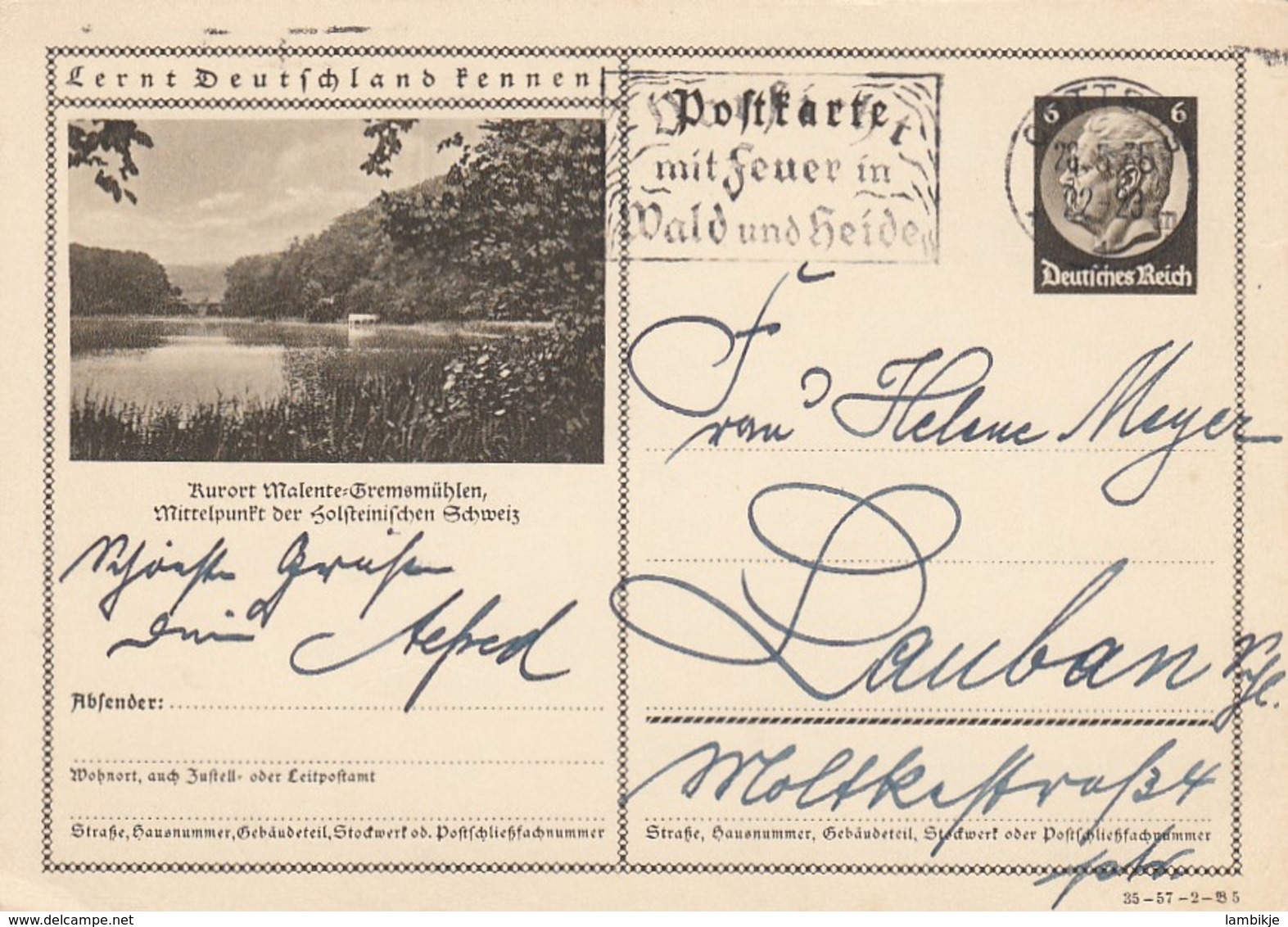 Deutsches Reich Postkarte P236 1934 - Sonstige & Ohne Zuordnung