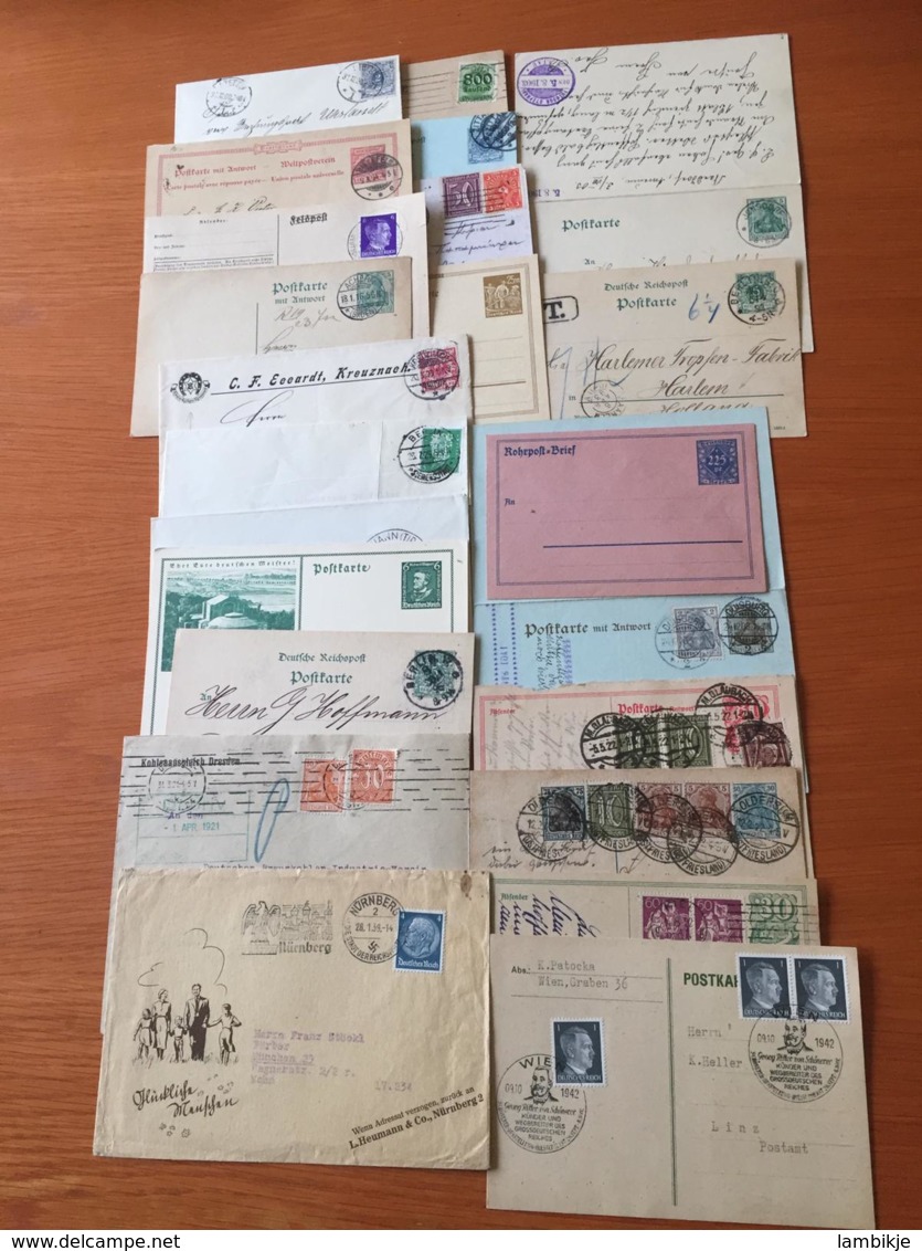 +++ Sammlung 200 Postkarten/Briefe Deutsches Reich Mit Viele Sonderstempel  Ab 1891 +++ - Collections (sans Albums)