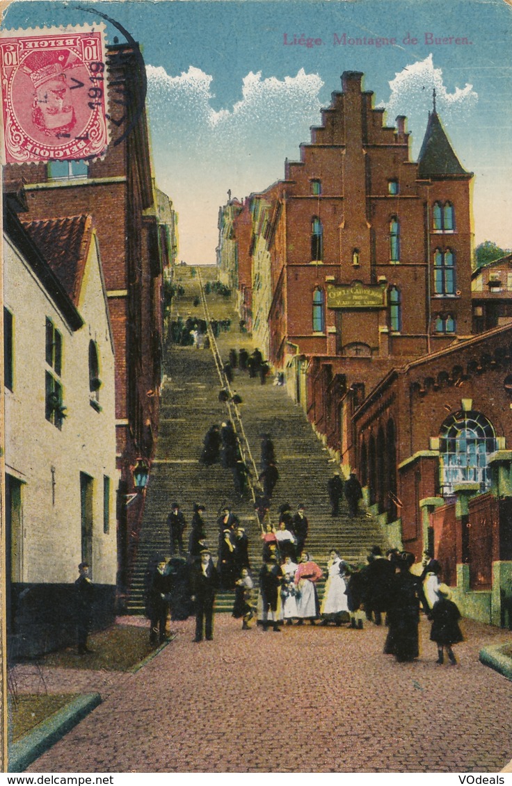 CPA - Belgique - Liège - Montagne De Bueren - Liege