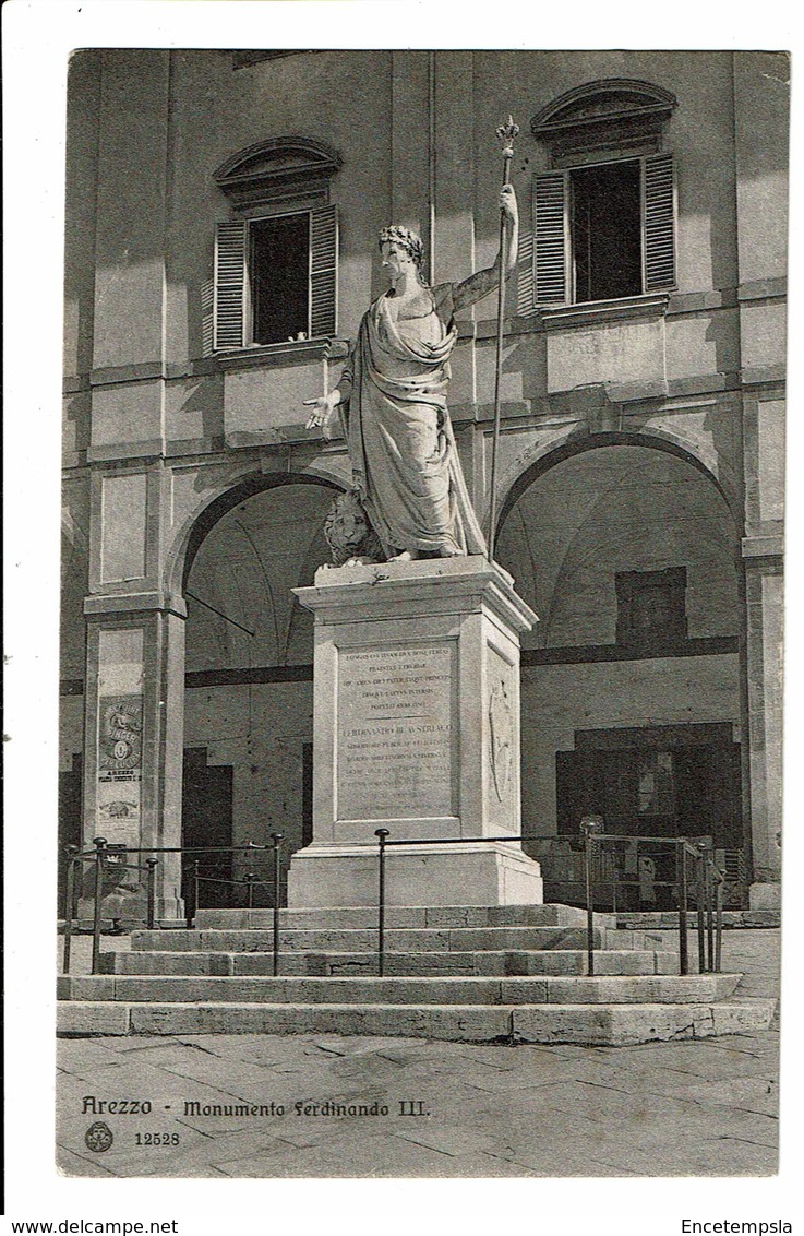 CPA - Carte Postale Italie- Arezzo Monumento Ferdinando III-1908 -VM2936 - Arezzo