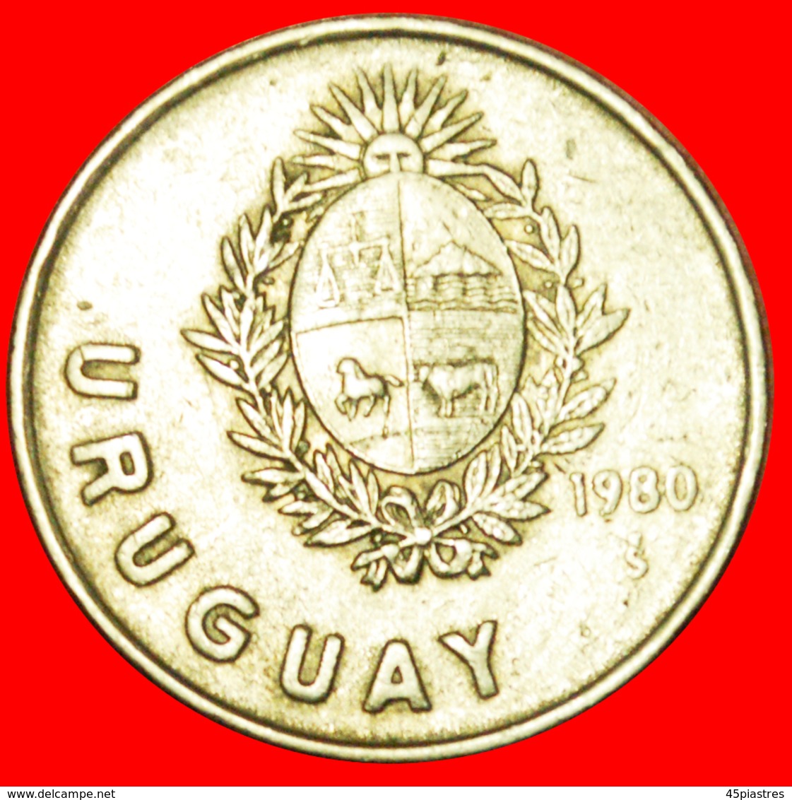 + CHILE: URUGUAY ★ 1 NEW PESO 1980! LOW START ★ NO RESERVE! - Uruguay