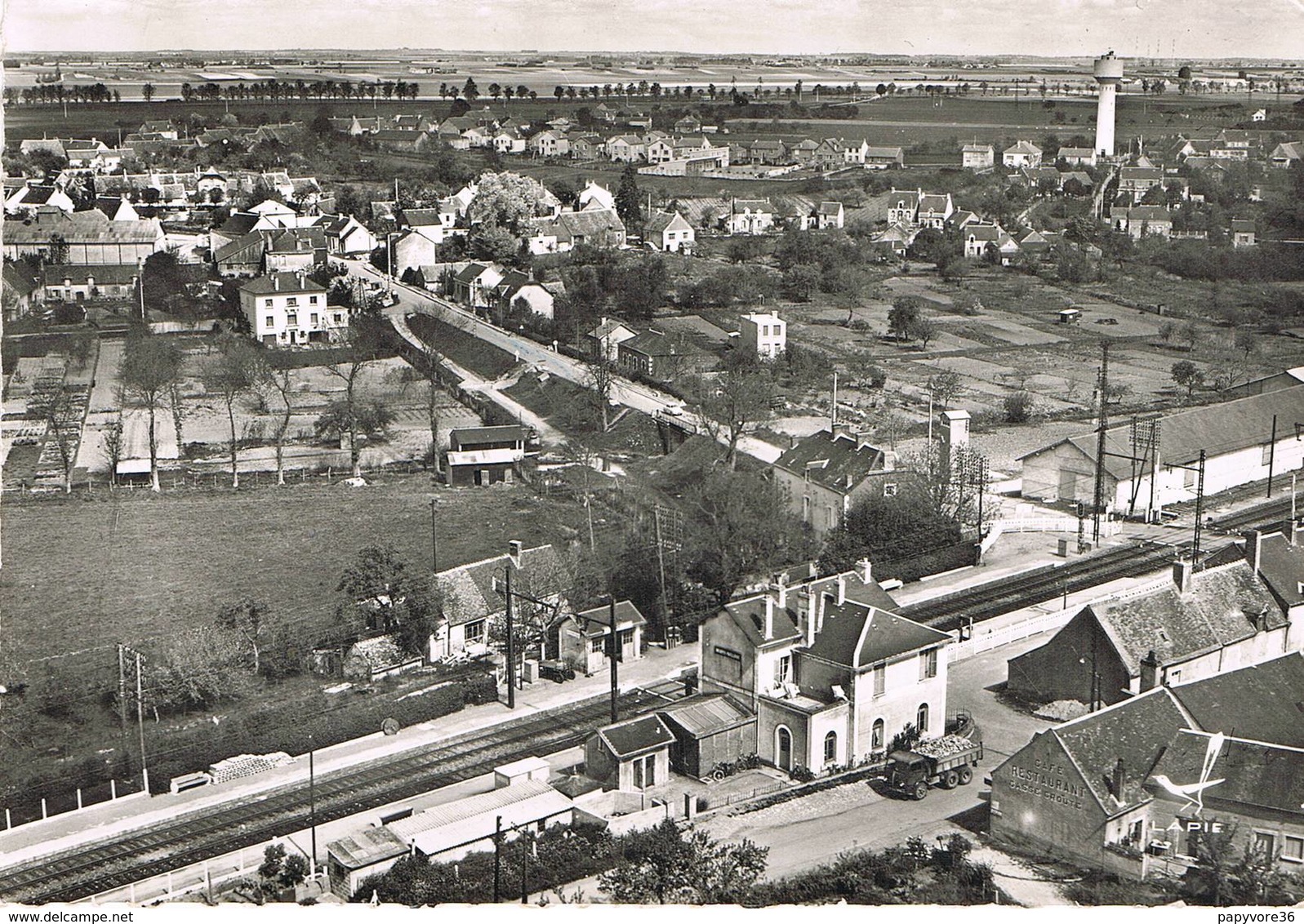 NEUVY-PAILLOUX (Indre) - La Gare - Vue Aérienne - Altri & Non Classificati