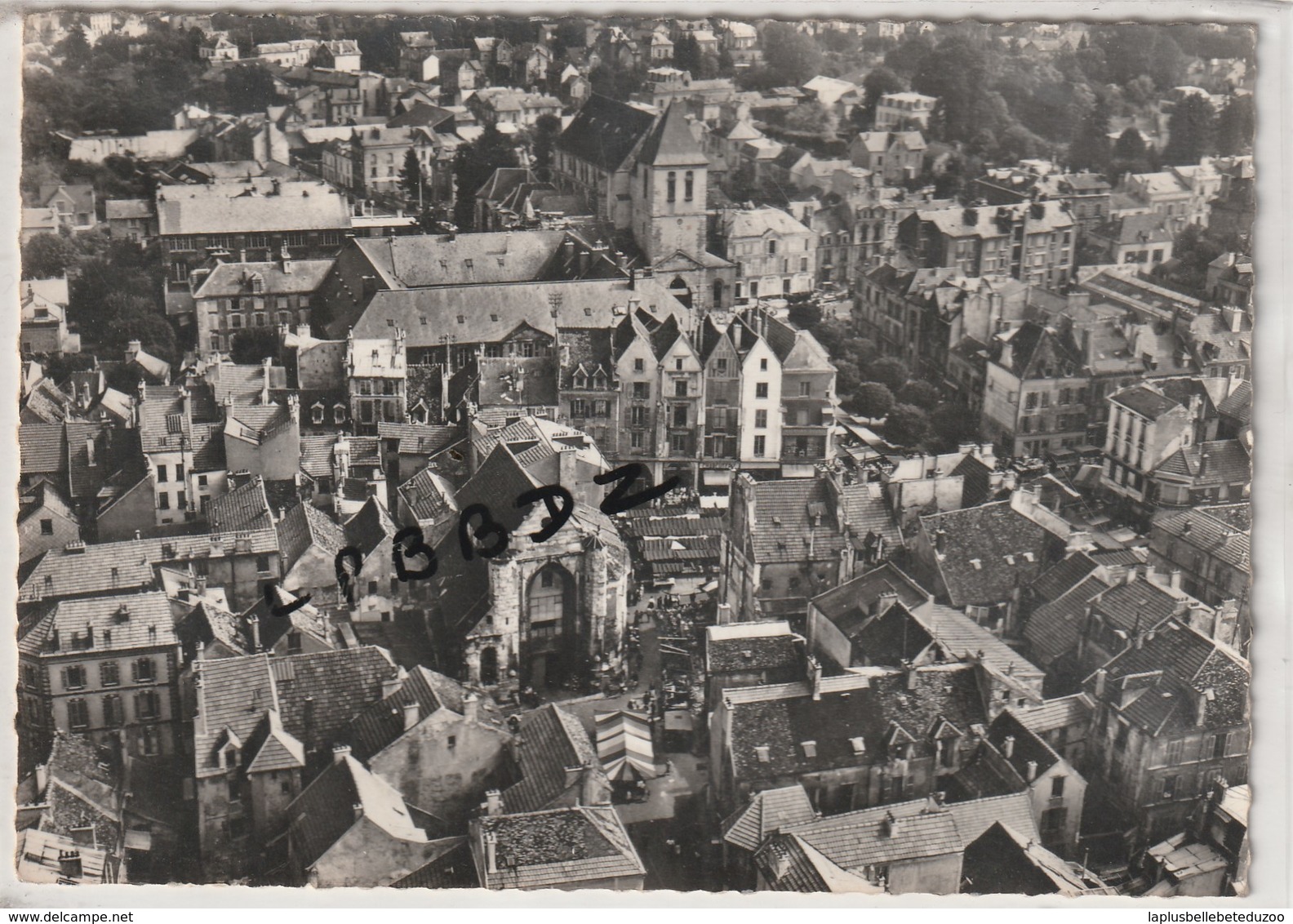 CPSM - 77 - LAGNY SUR MARNE - Les Cinq Pignons - Vue Aérienne - Pas Courante - Lagny Sur Marne